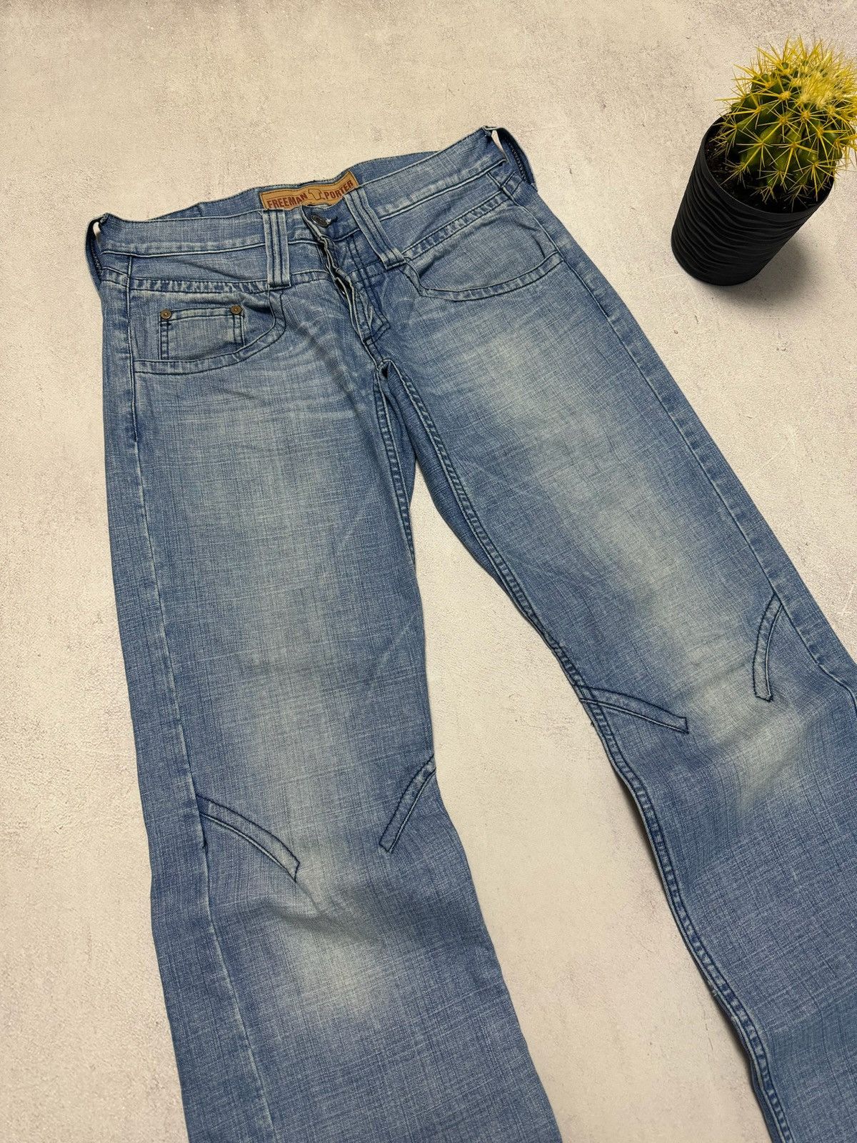Freeman T. Porter × Japanese Brand Vintage Freeman T Porter Denim Pants Jeans Bootcut Japanese Size US 30 / EU 46 - 4 Thumbnail