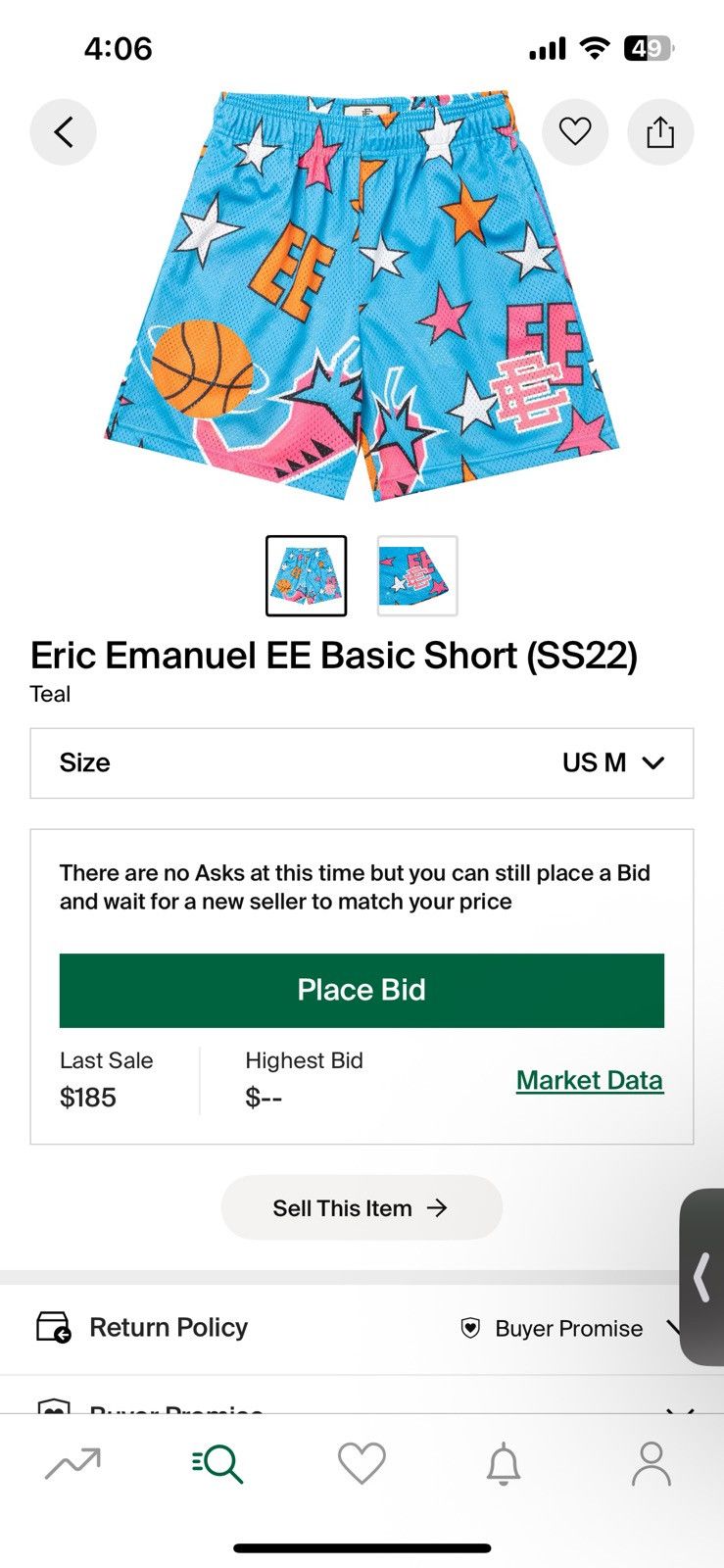 Eric Emanuel Eric Emanuel AllStar Shorts Size US 32 / EU 48 - 5 Thumbnail