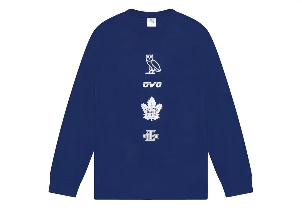 Drake OVO x NHL xToronto Maple Leafs Banner Longsleeve T-Shirt Size US L / EU 52-54 / 3 - 2 Thumbnail