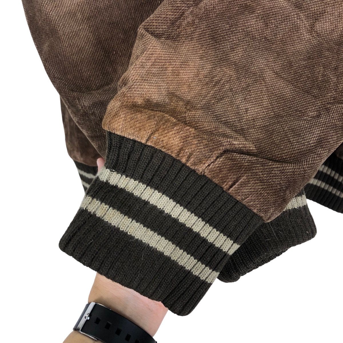 Woolrich Woolen Mills 🔥90’s VELVET BOMBER JACKET WOOLRICH WORKER Size US L / EU 52-54 / 3 - 12 Thumbnail