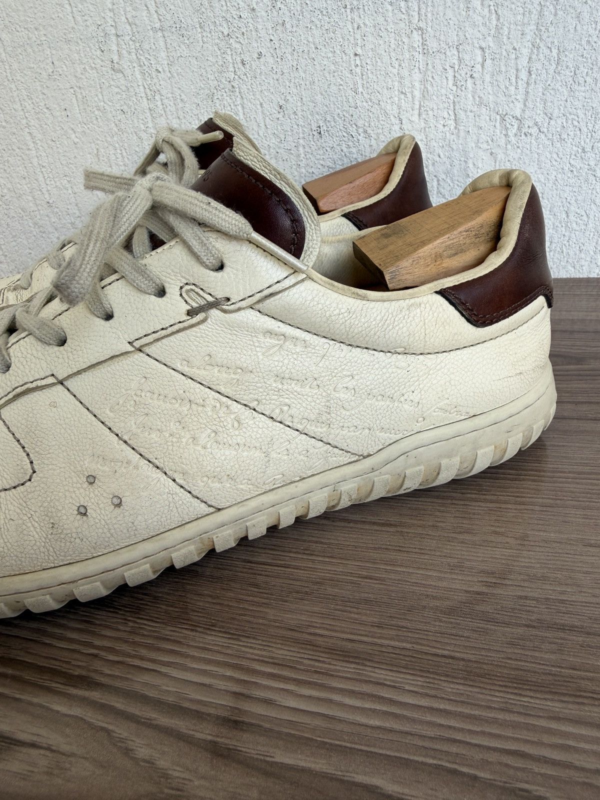 Berluti Eden scritto leather trainers Size US 9.5 / EU 42-43 - 8 Thumbnail