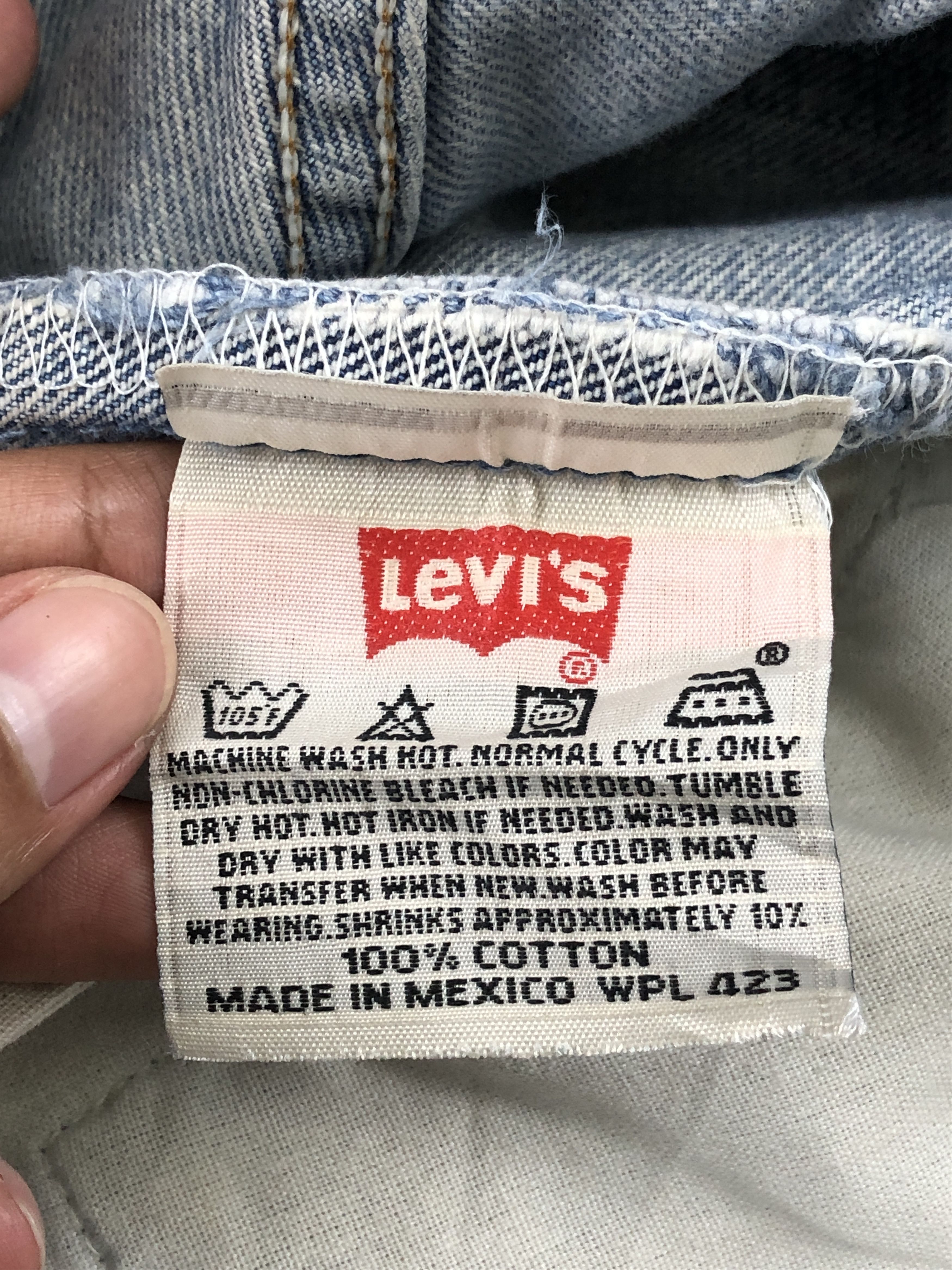 Levi's Vintage Distressed Levis 501 Cropped Jeans DP2416 Size US 32 / EU 48 - 6 Thumbnail