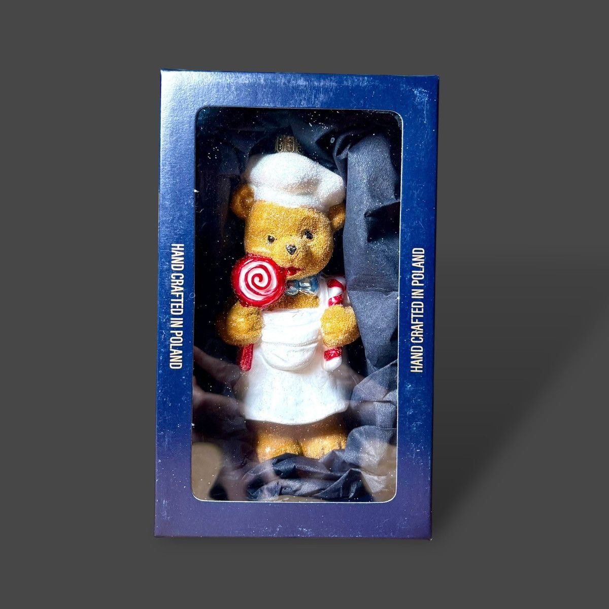 Other Max Glass Teddy Bear Pastry Chef Ornament 5.5” Size ONE SIZE - 4 Thumbnail