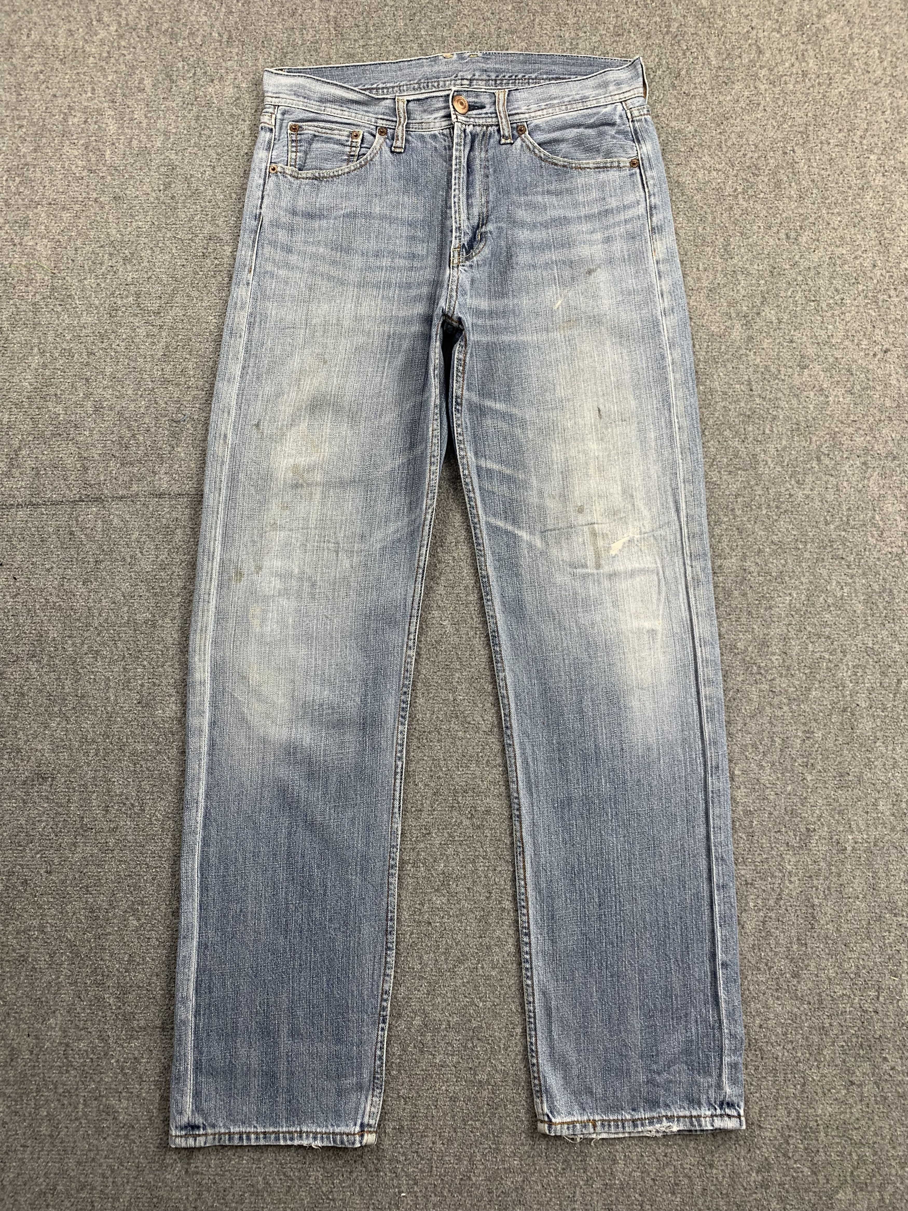 Image of Vintage Faded Blue Jeans in Blue Denim, Men's (Size 31)