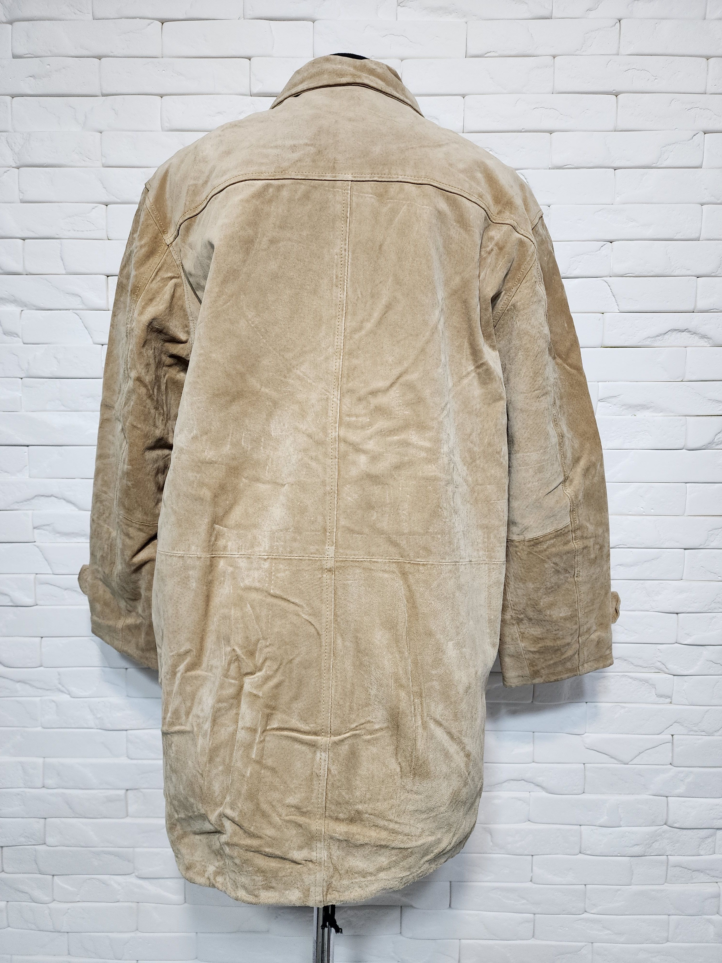 Genuine Leather Brown Suede Leather Jacket: Classic Design Size XL / US 12-14 / IT 48-50 - 6 Thumbnail