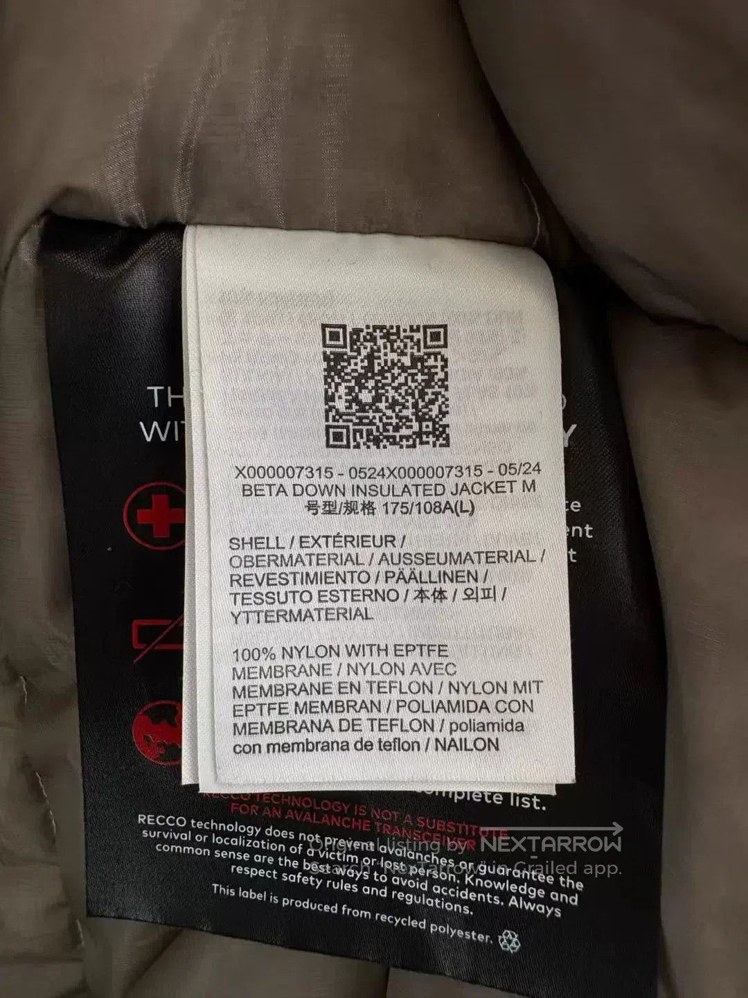 Arc'teryx arc'teryx beta down insulated jacket. Size US L / EU 52-54 / 3 - 6 Thumbnail