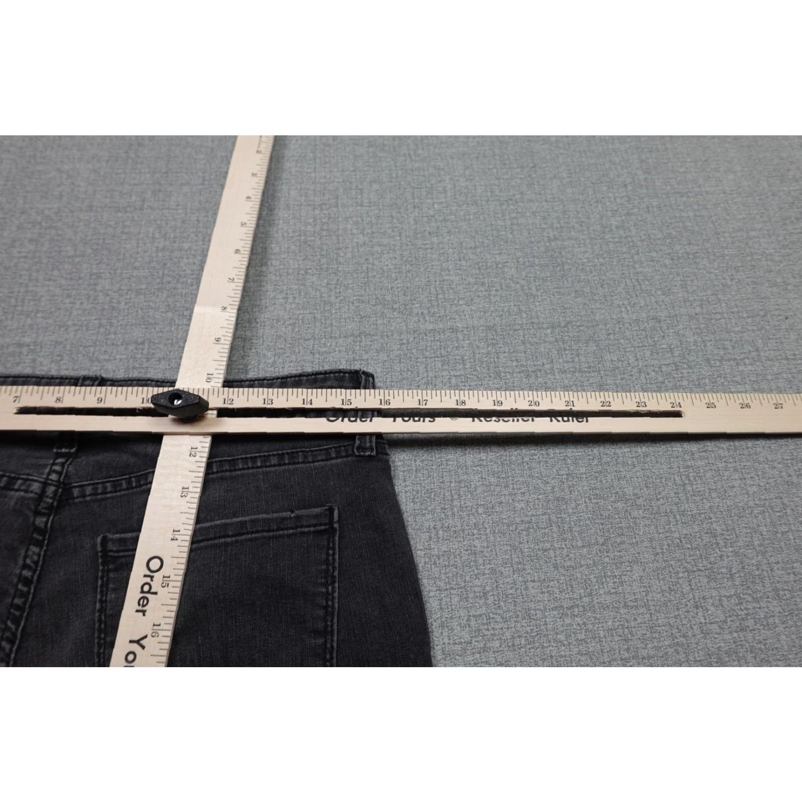 MONFRERE Monfrère Greyson Skinny Jeans Mens 34x32 Gray Distressed Ripped Knees Denim Size US 34 / EU 50 - 6 Thumbnail