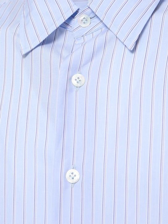 Lardini o1lsvrm0425 Cotton Poplin Shirt in Blue Size US S / EU 44-46 / 1 - 5 Thumbnail