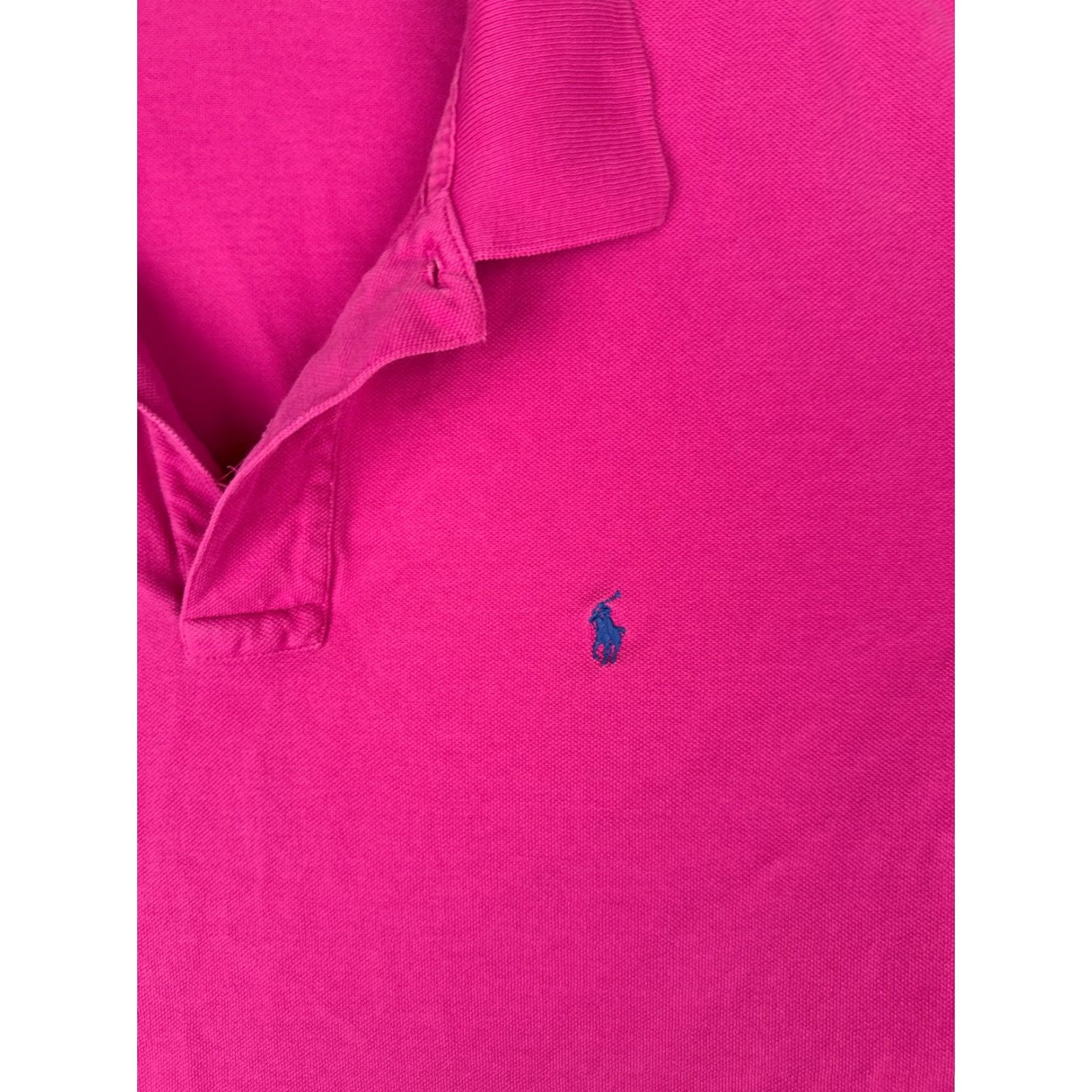 Ralph Lauren VINTAGE Ralph Lauren Polo Shirt Men XL Pink 100% Cotton Slim Fit Short Sleeve 70s Size US XL / EU 56 / 4 - 6 Thumbnail