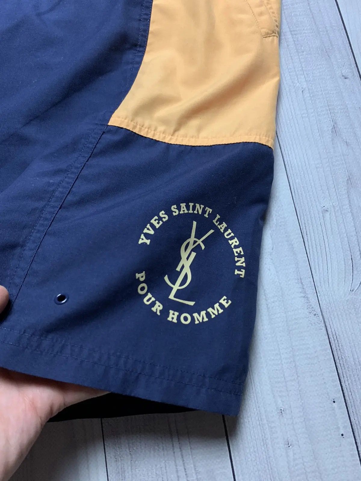 Yves Saint Laurent Vintage shorts Yves Saint Laurent big logo XXL/XXXL logo Size US 40 / EU 56 - 3 Thumbnail