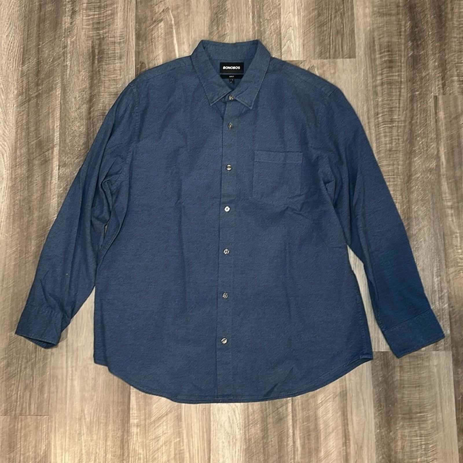 Bonobos Bonobos Flannel Slim Fit Long Sleeve Button Down - 2XL Size US XXL / EU 58 / 5 - 2 Thumbnail
