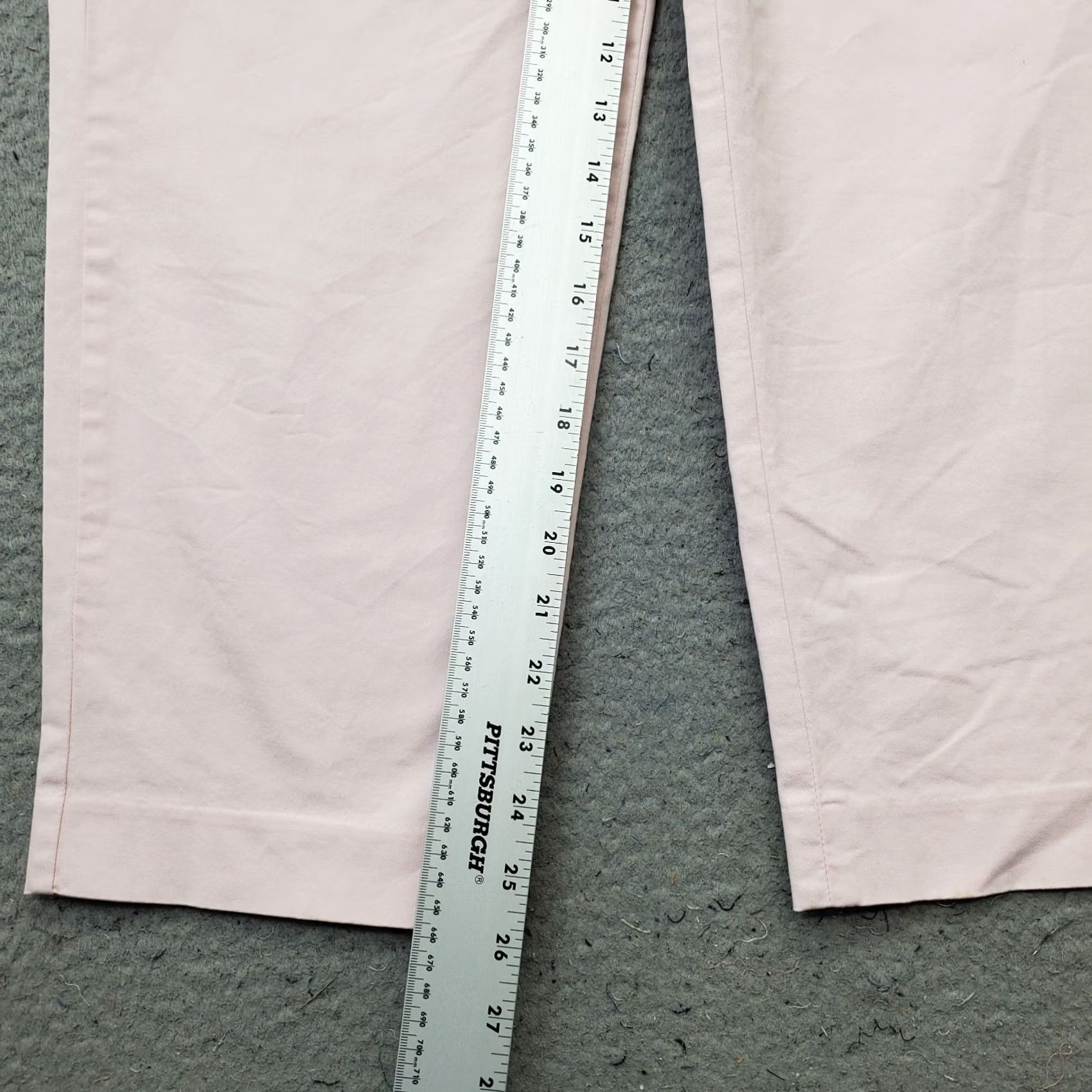 Express Express Womens Pink Pleated Stretch High Rise Straight Leg Pants Size 34" / US 12 / IT 48 - 4 Thumbnail