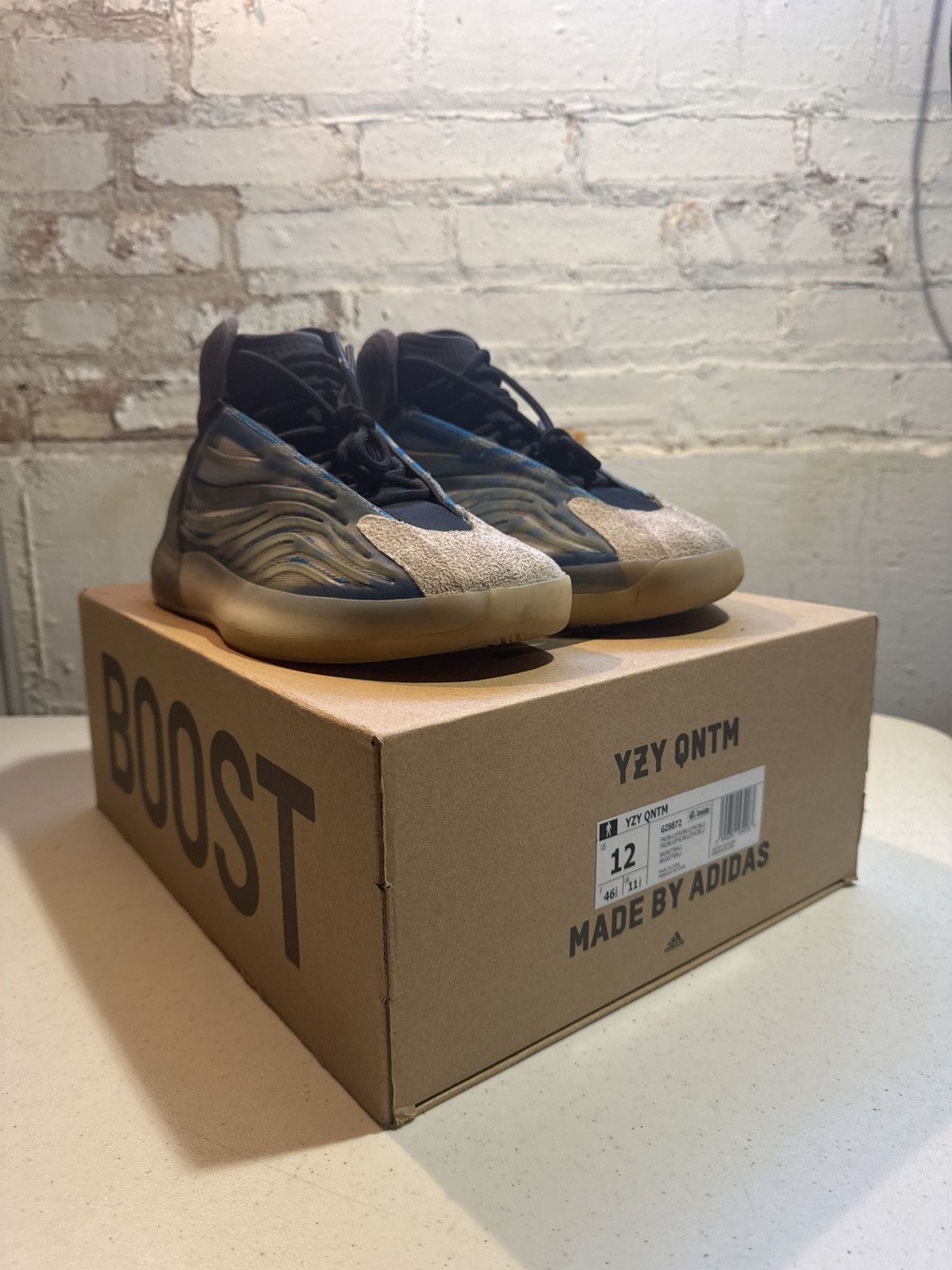 Adidas × Kanye West YZY QNTM Size US 12 / EU 45 - 1 Thumbnail