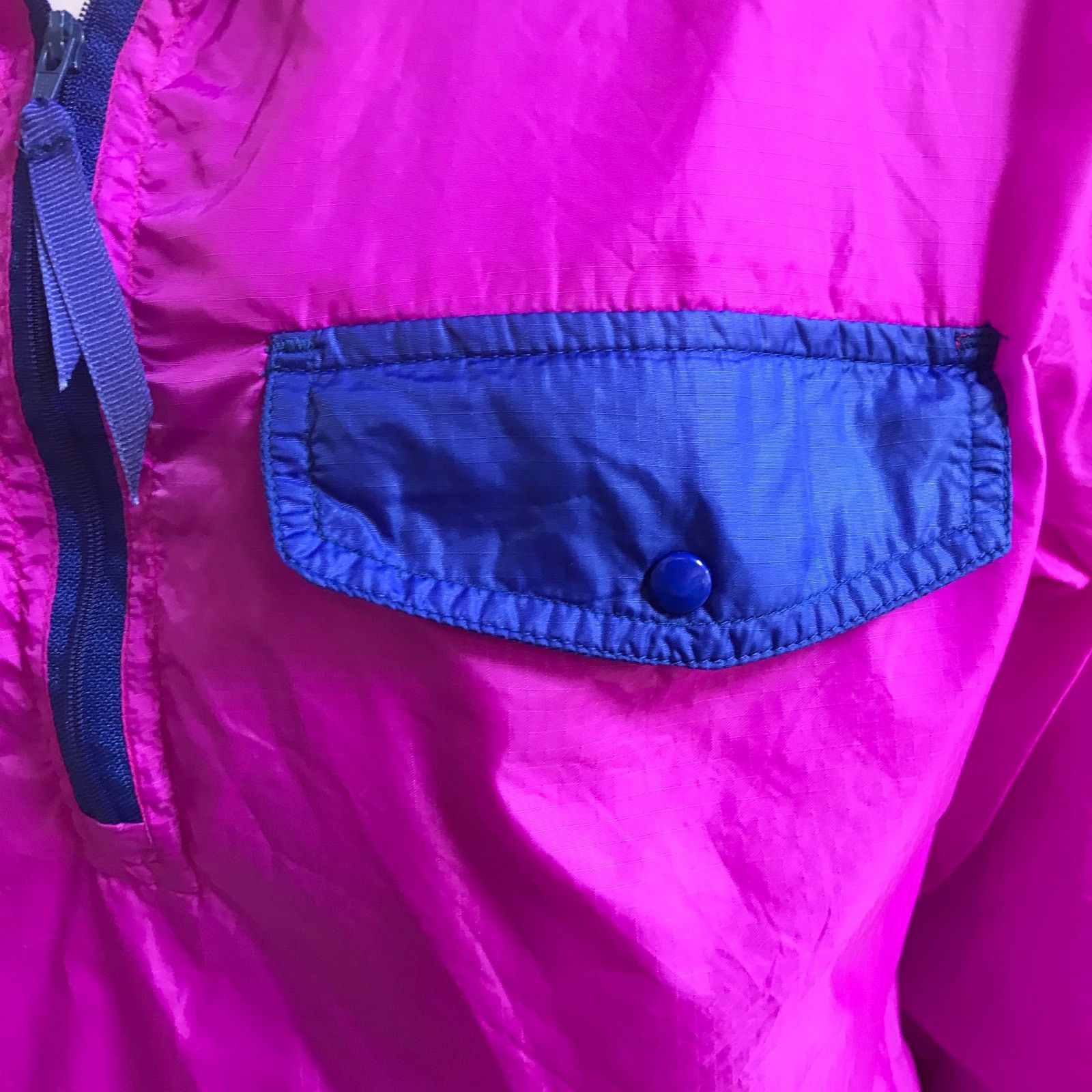 L.L. Bean Vintage 90's L.L. Bean 1/4 Zip Purple Windbreaker Size Small Size S / US 4 / IT 40 - 4 Thumbnail