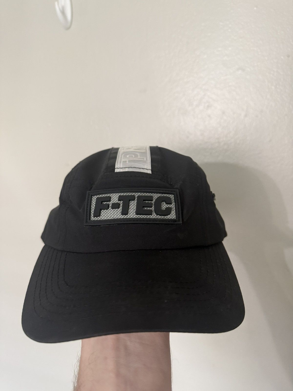 Fuck The Population FTP F-Tec Hi Vis Camp Hat Black Silver Size ONE SIZE - 3 Thumbnail