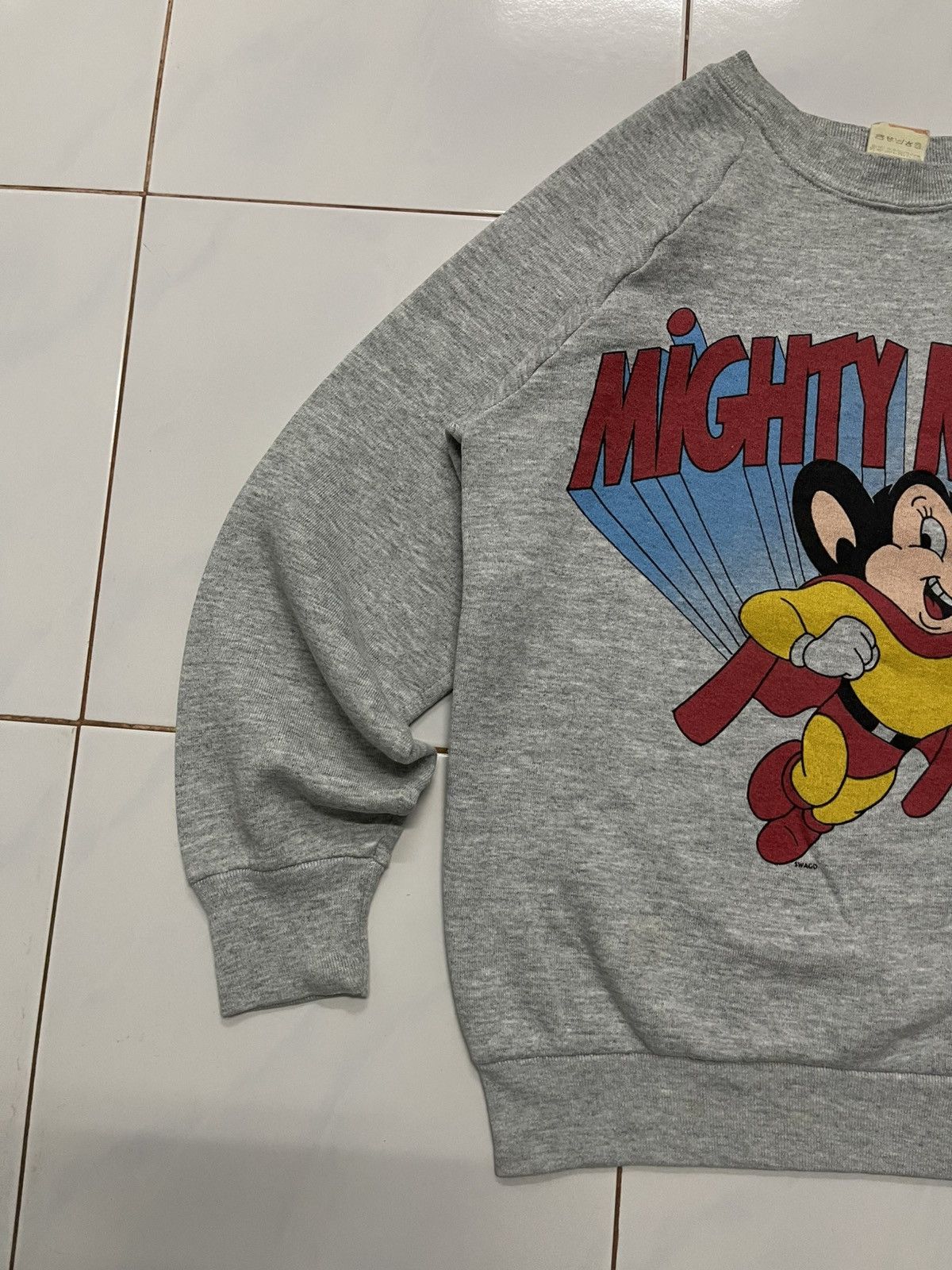 Cartoon Network × Vintage 1991 OG MIGHTY MOUSE CARTOON NETWORK CREWNECK Size US S / EU 44-46 / 1 - 4 Thumbnail