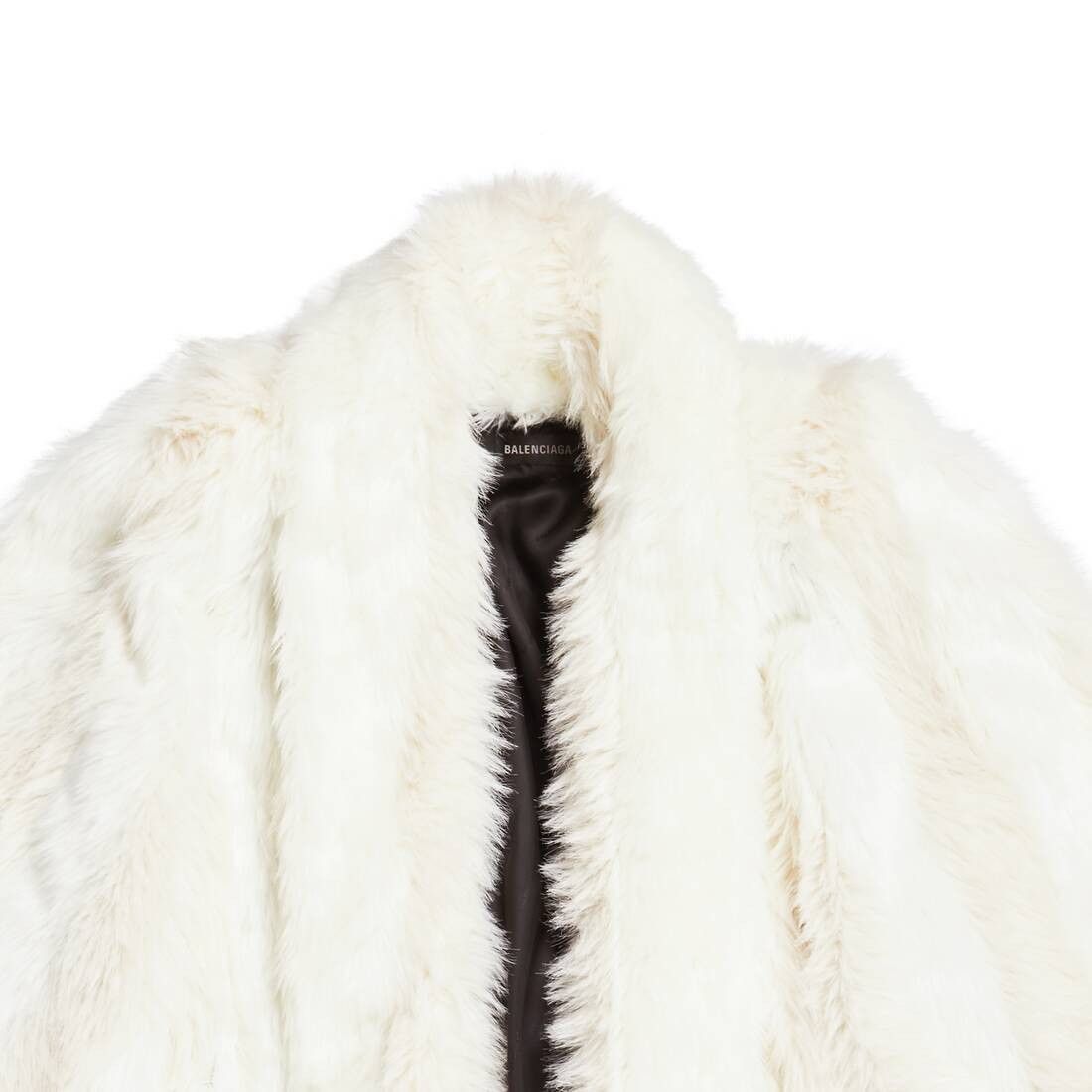 Balenciaga o1bcso1str0225 A-Line Coat in White Size M / US 6-8 / IT 42-44 - 6 Thumbnail