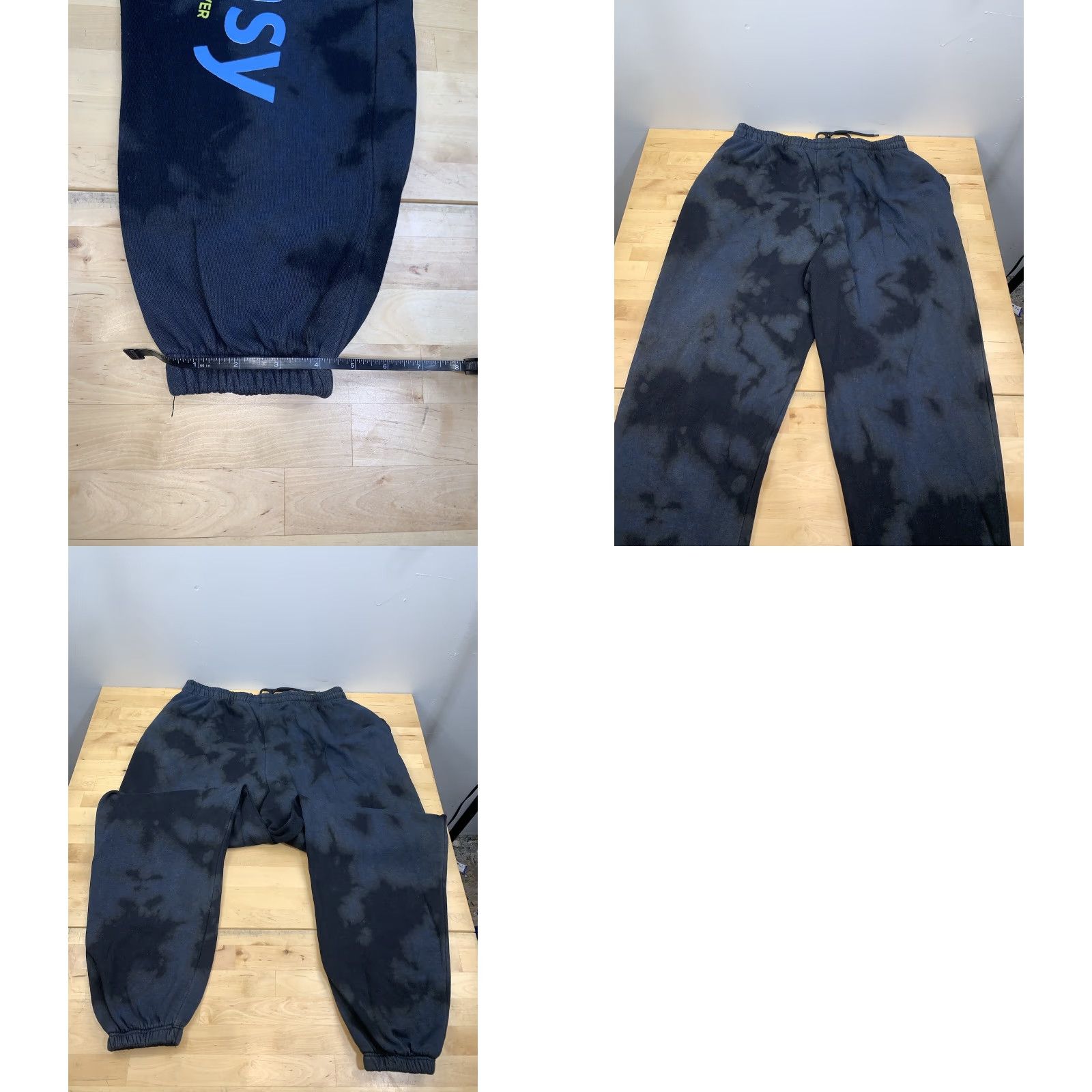 Olive A**holes Live Forever Sweatpants Adults 2XL Tie Dye Drawstring Casual Size US 39 - 8 Thumbnail