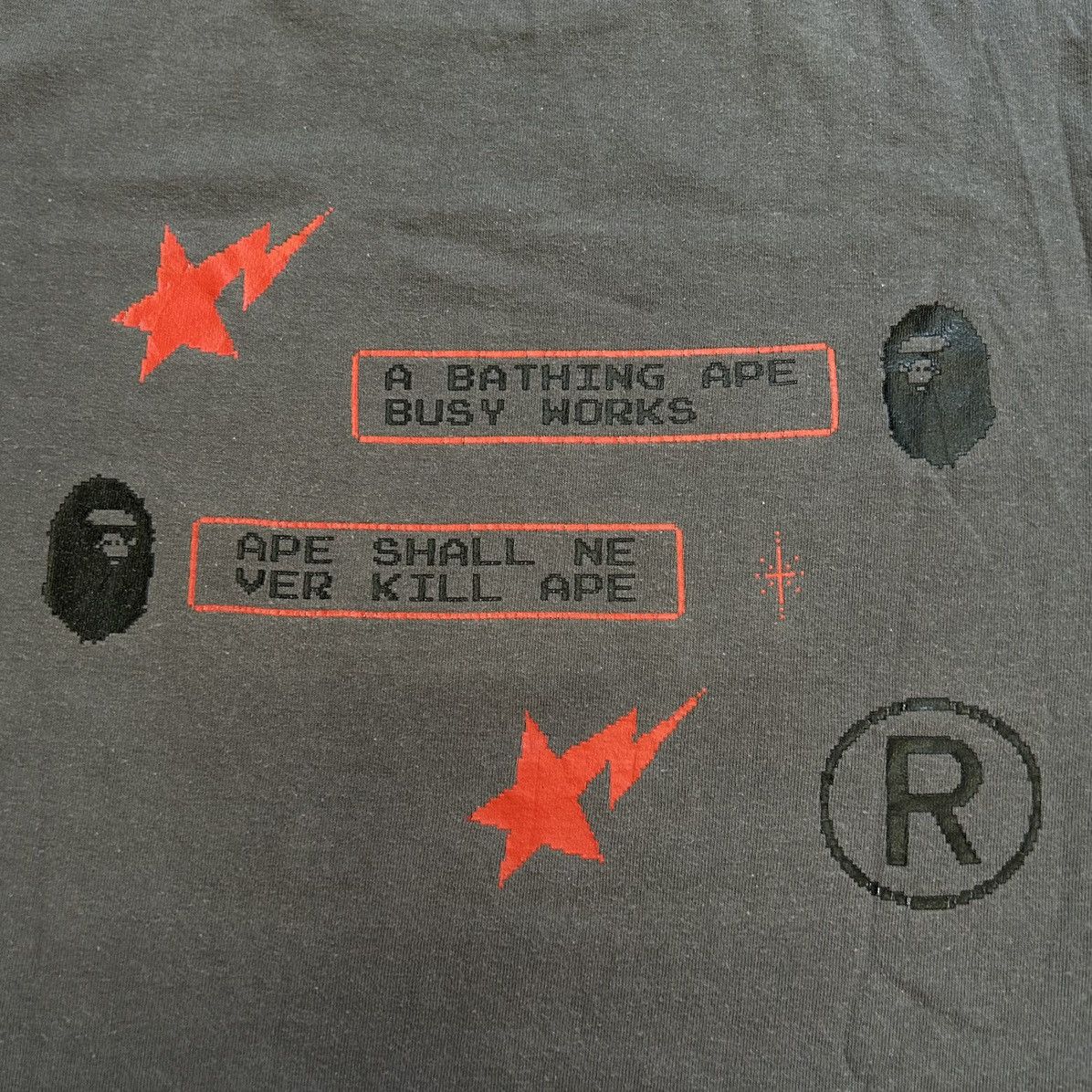 Bape Bapesta General Tee Size US XL / EU 56 / 4 - 4 Thumbnail