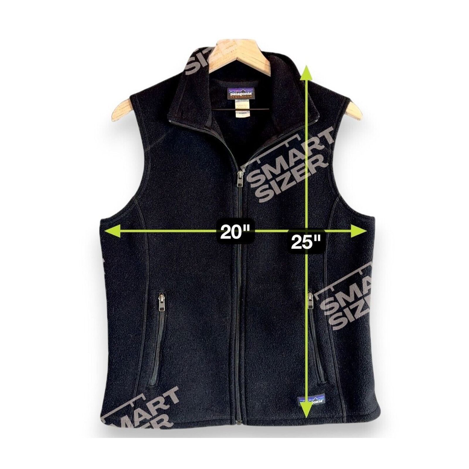 Patagonia Patagonia Vest sz L Black Synchilla Full Zip Fleece gorpcore Size L / US 10 / IT 46 - 5 Thumbnail