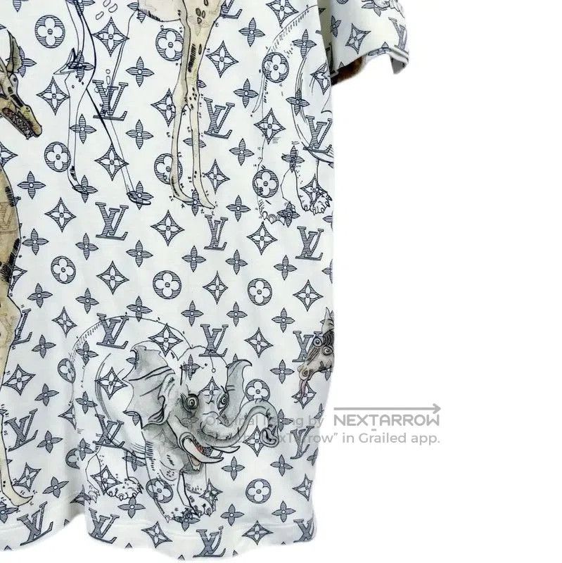 Louis Vuitton Louis Vuitton Summer White Short Sleeve T. Size M / US 6-8 / IT 42-44 - 4 Thumbnail