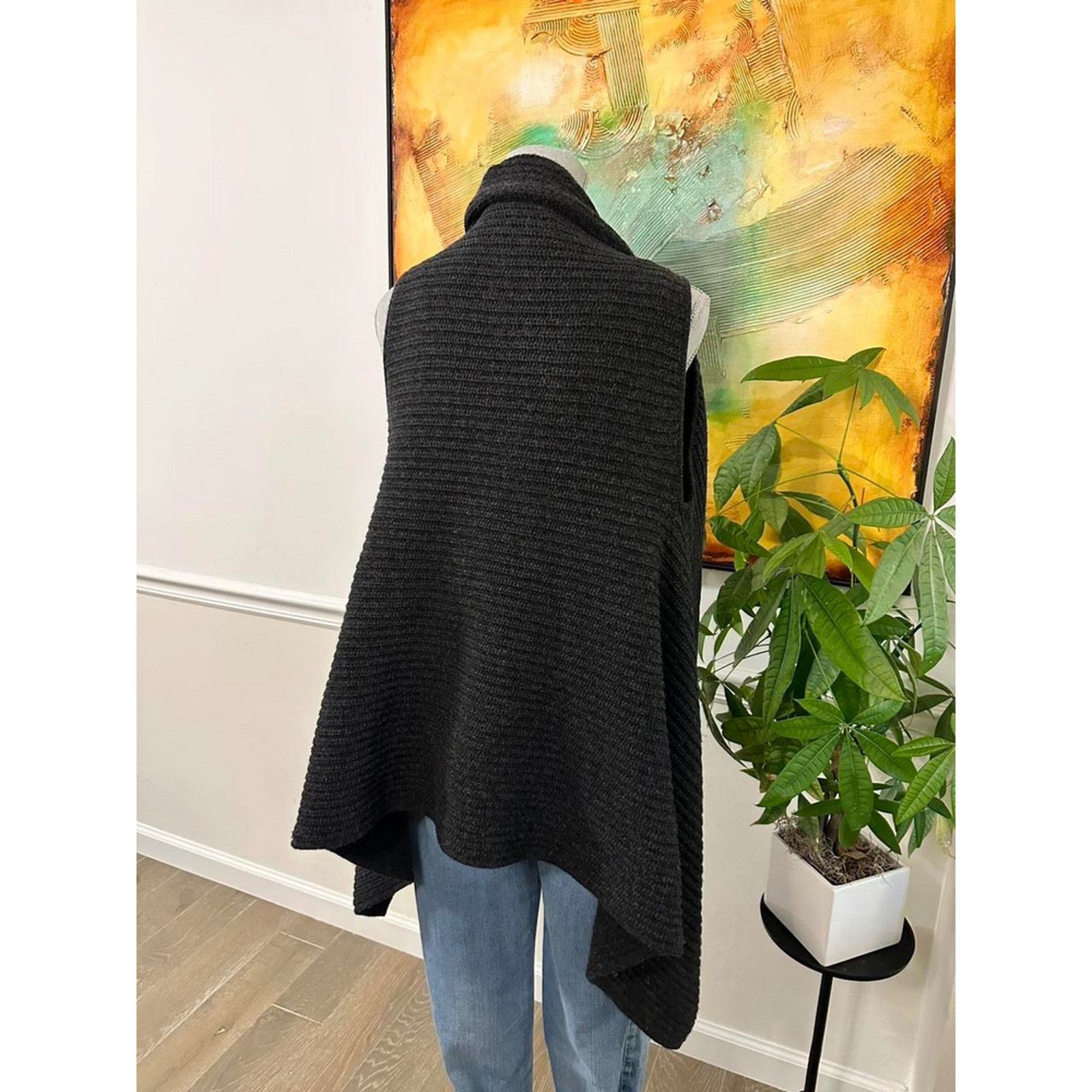 Club Monaco Club Monaco Wool Cashmere long sleeveless Sweater Vest Size S / US 4 / IT 40 - 4 Thumbnail