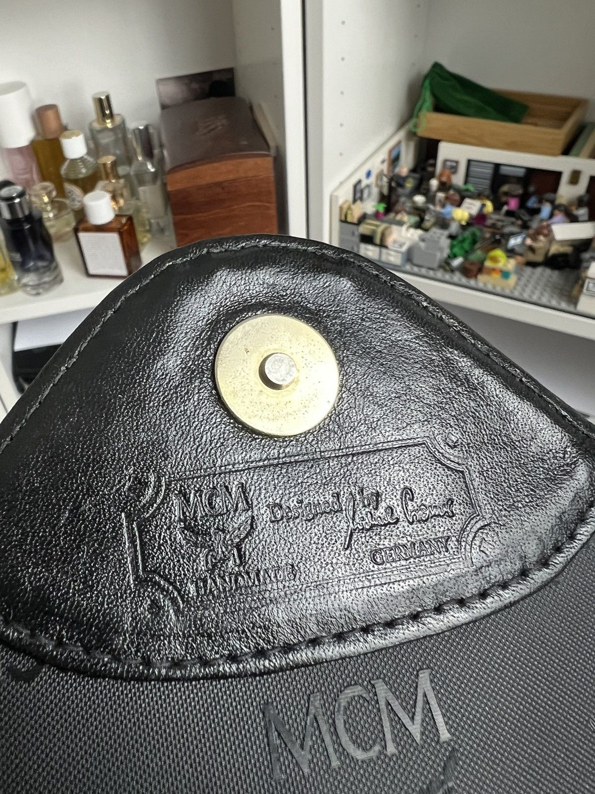 Designer × MCM × Vintage Vintage 90s MCM monogram crossbody bag designer old money y2k Size ONE SIZE - 10 Thumbnail