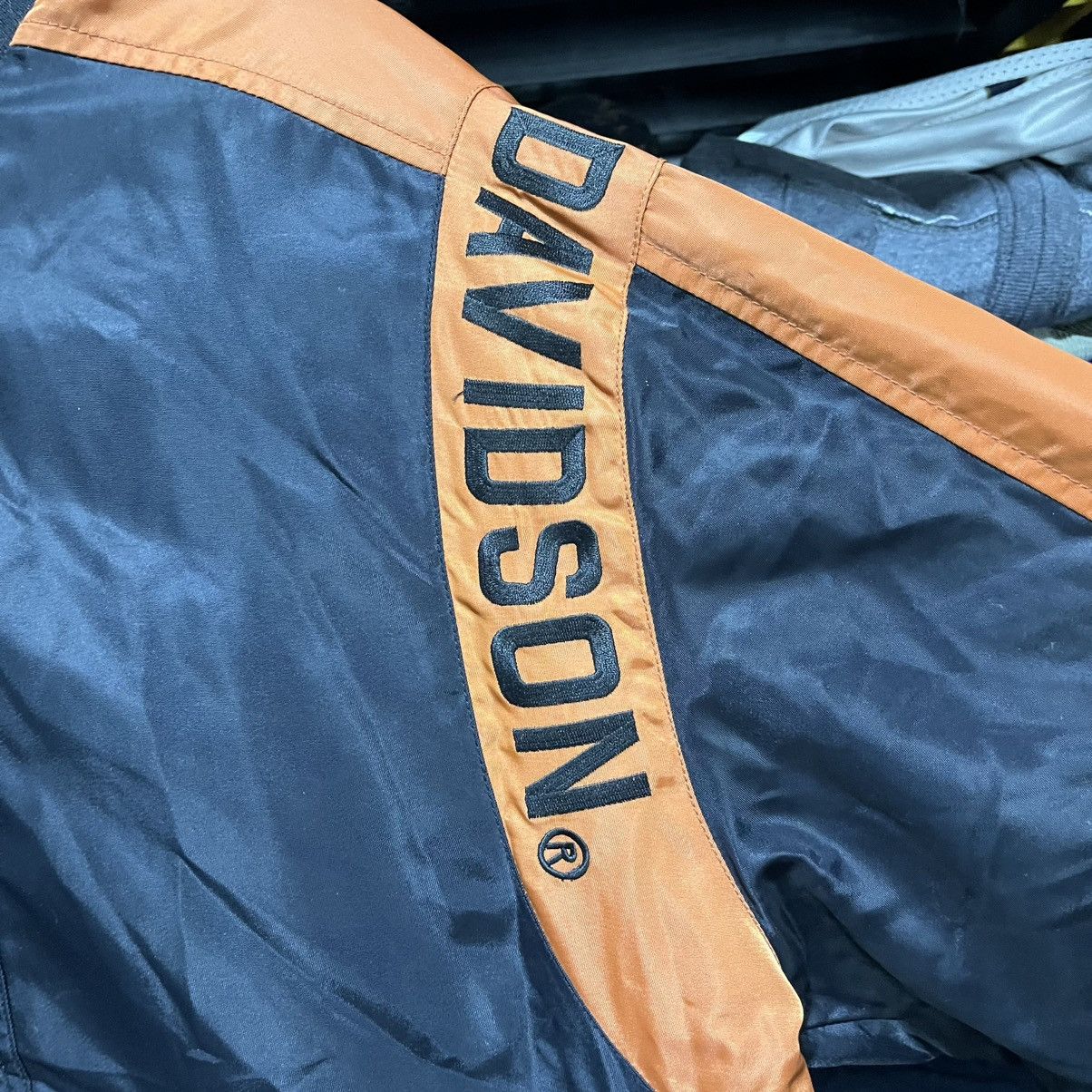 Harley Davidson VINTAGE HARLEY DAVIDSON GRUNGE ORANGE BLACK FULL ZIP JACKET Size US S / EU 44-46 / 1 - 6 Thumbnail