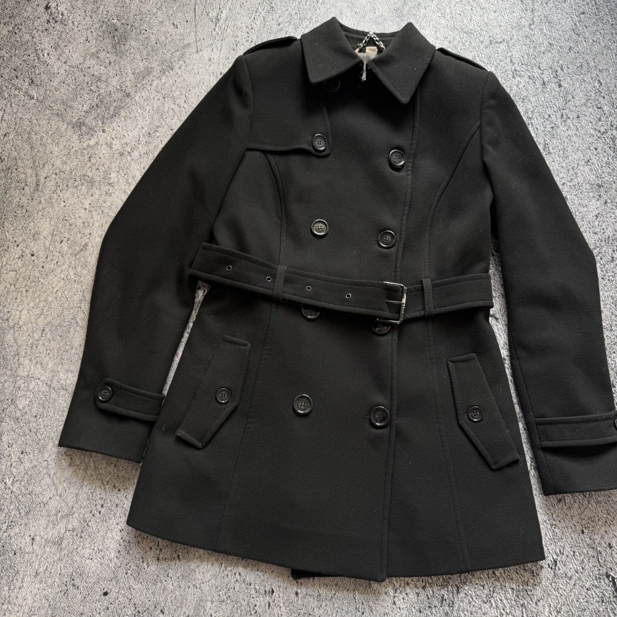 Burberry Vintage Burberry wool coat cashmere womens trench Size S / US 4 / IT 40 - 3 Thumbnail