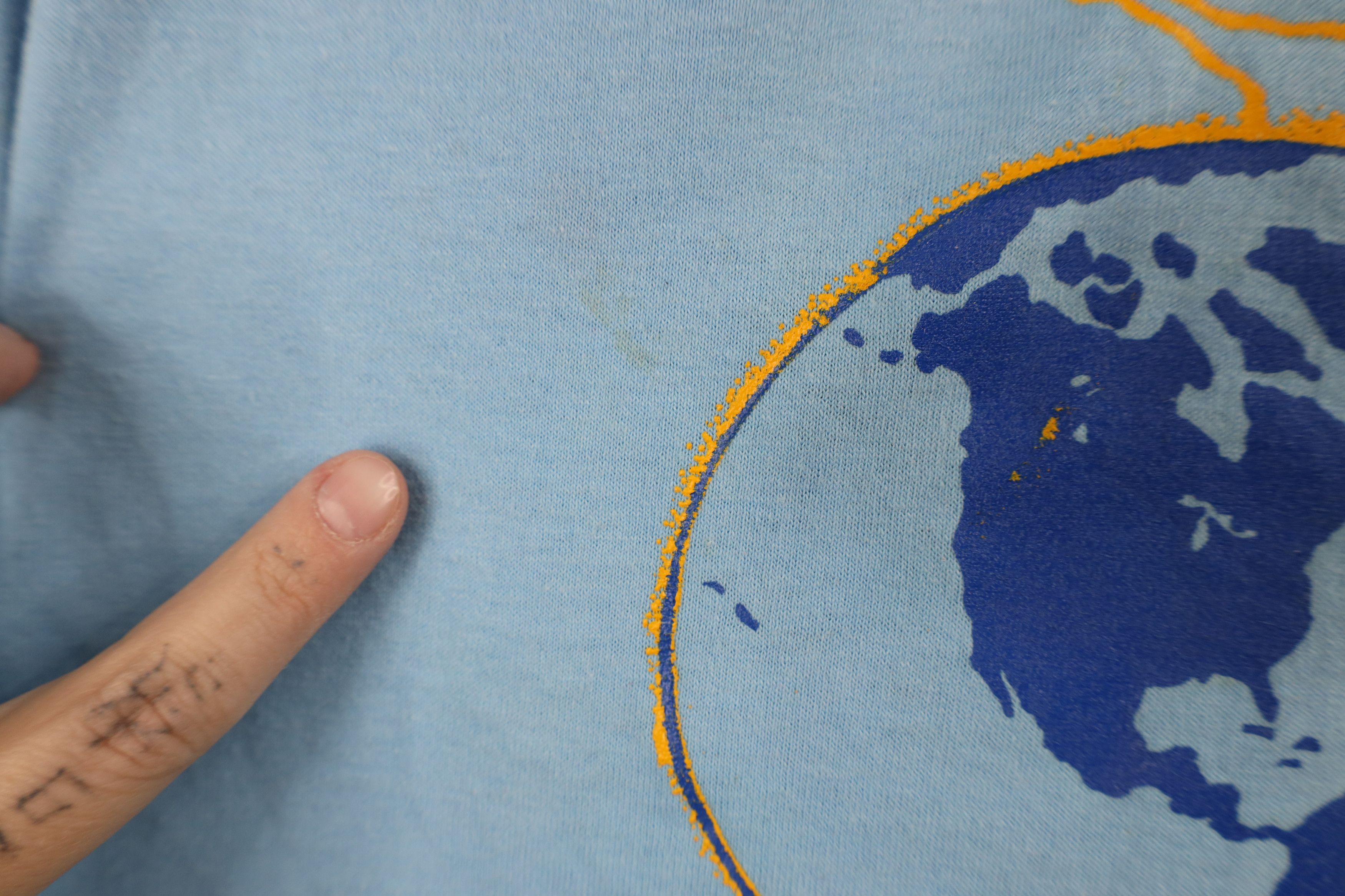 Vintage Vintage 90s Day Sun Long Sleeve T-Shirt Carolina Blue USA Size US XL / EU 56 / 4 - 6 Thumbnail