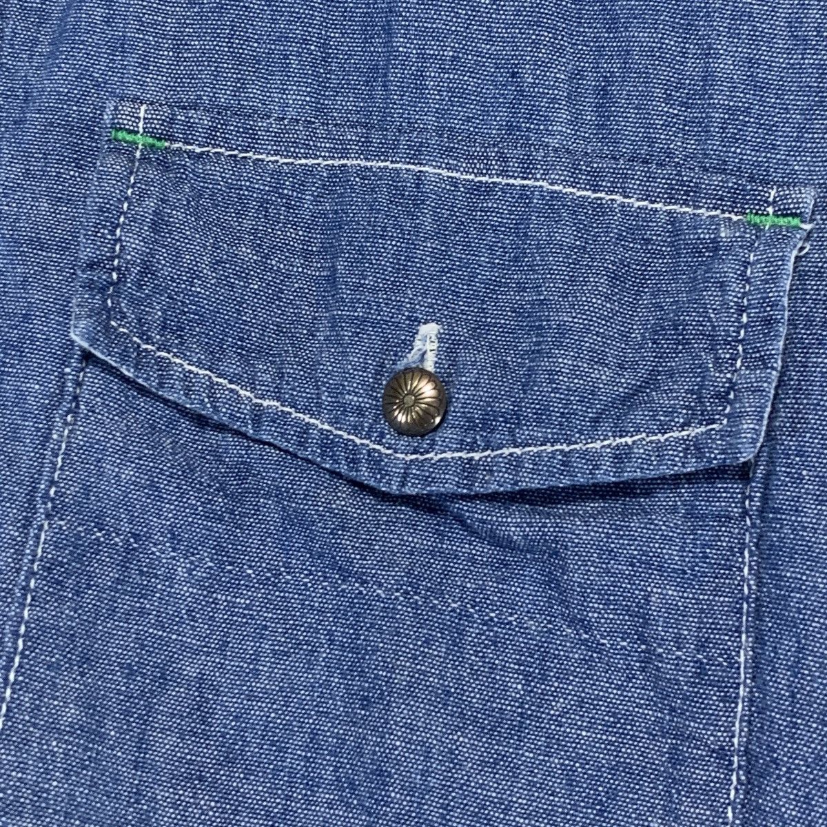Kapital KAPITAL CONCHO BUTTON CHAMBRAY S/S SHIRT Size US M / EU 48-50 / 2 - 6 Thumbnail
