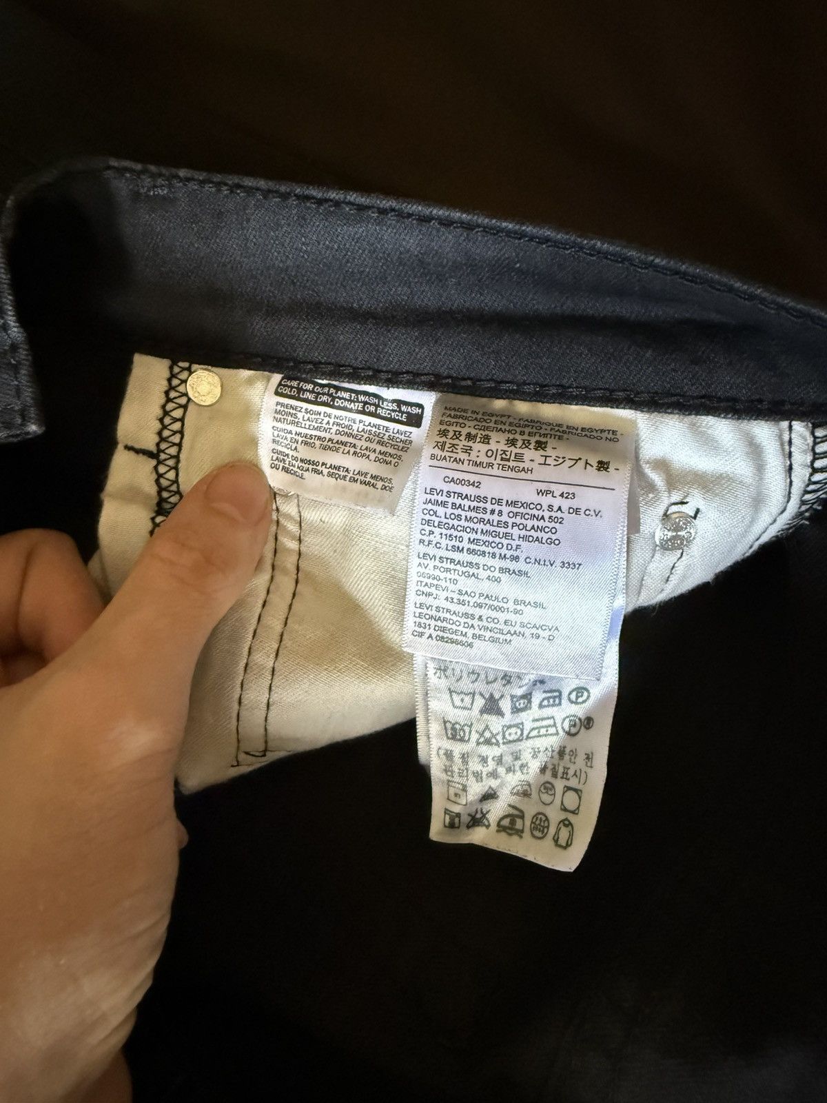 Levi's 519 denim jeans Size US 34 / EU 50 - 4 Thumbnail