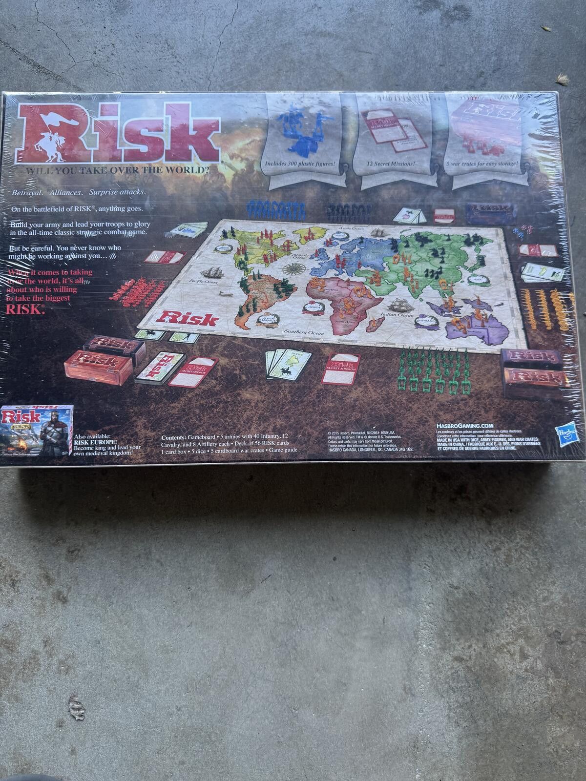 Other Risk Board Game - The Game of Strategic Conquest Size ONE SIZE - 2 Thumbnail