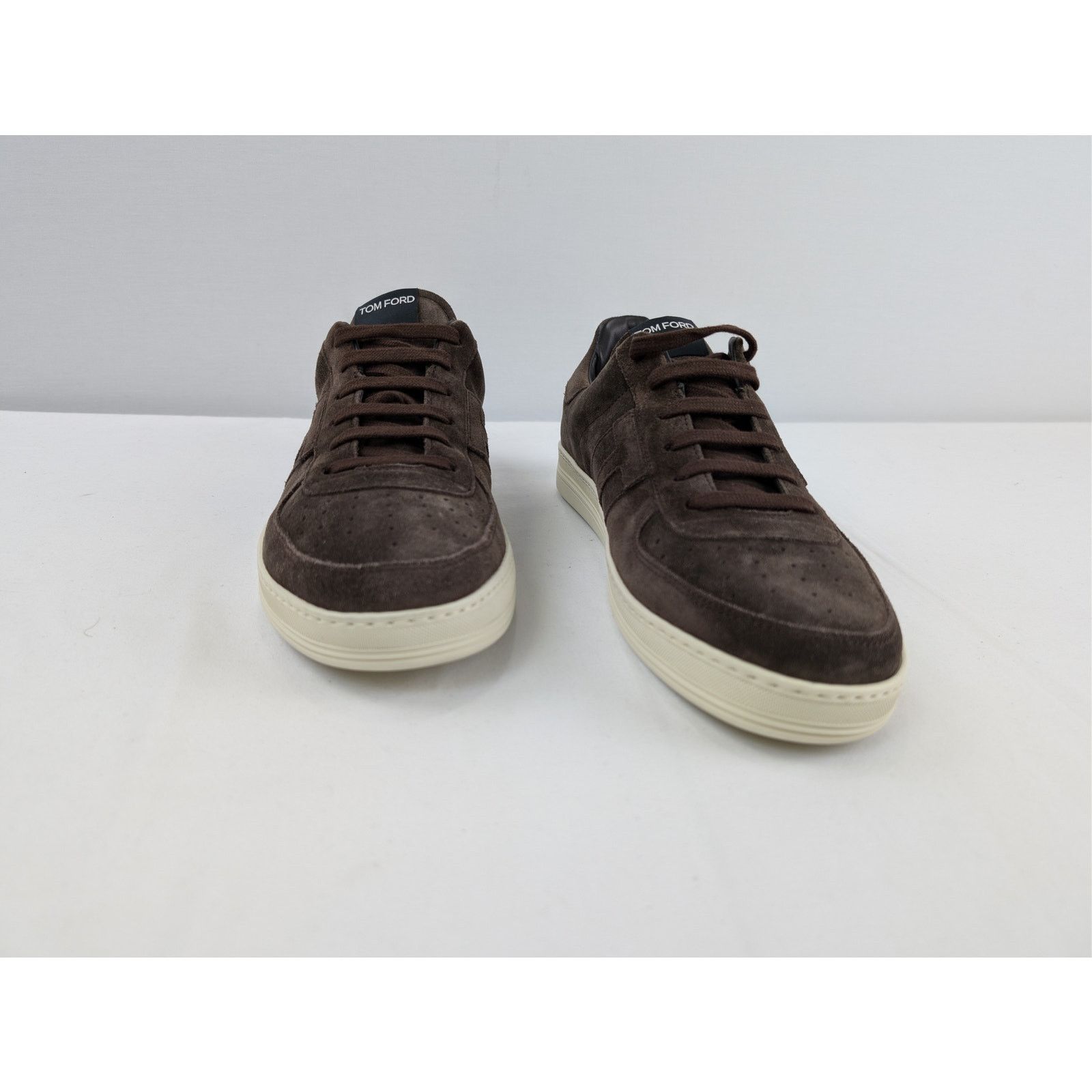 Tom Ford o1rshd1 Suede Low top Sneakers shoe in Dark Brown Size US 11 / EU 44 - 5 Thumbnail