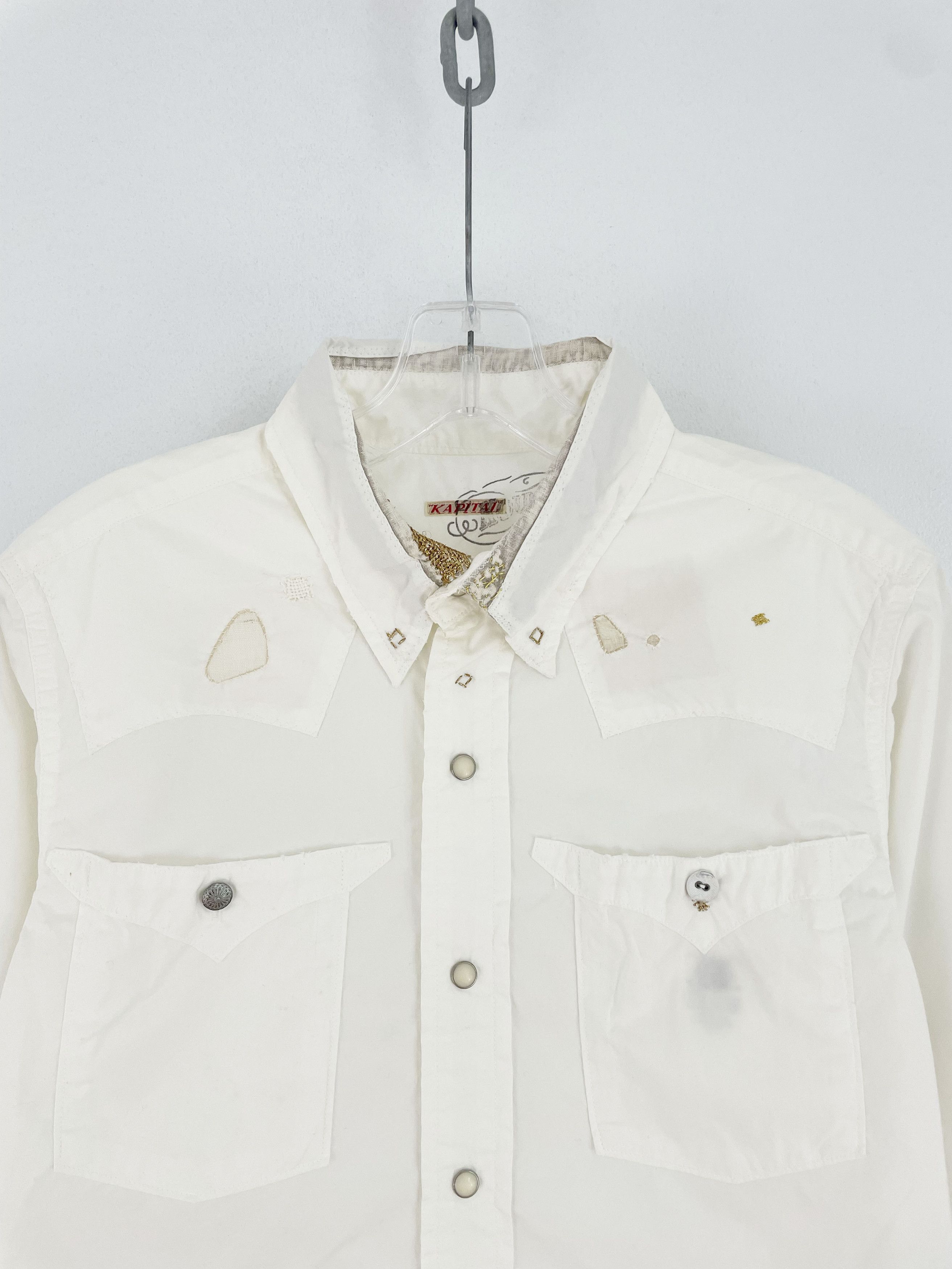Kapital Kountry Distressed Stitch Buttonup Size US M / EU 48-50 / 2 - 4 Thumbnail