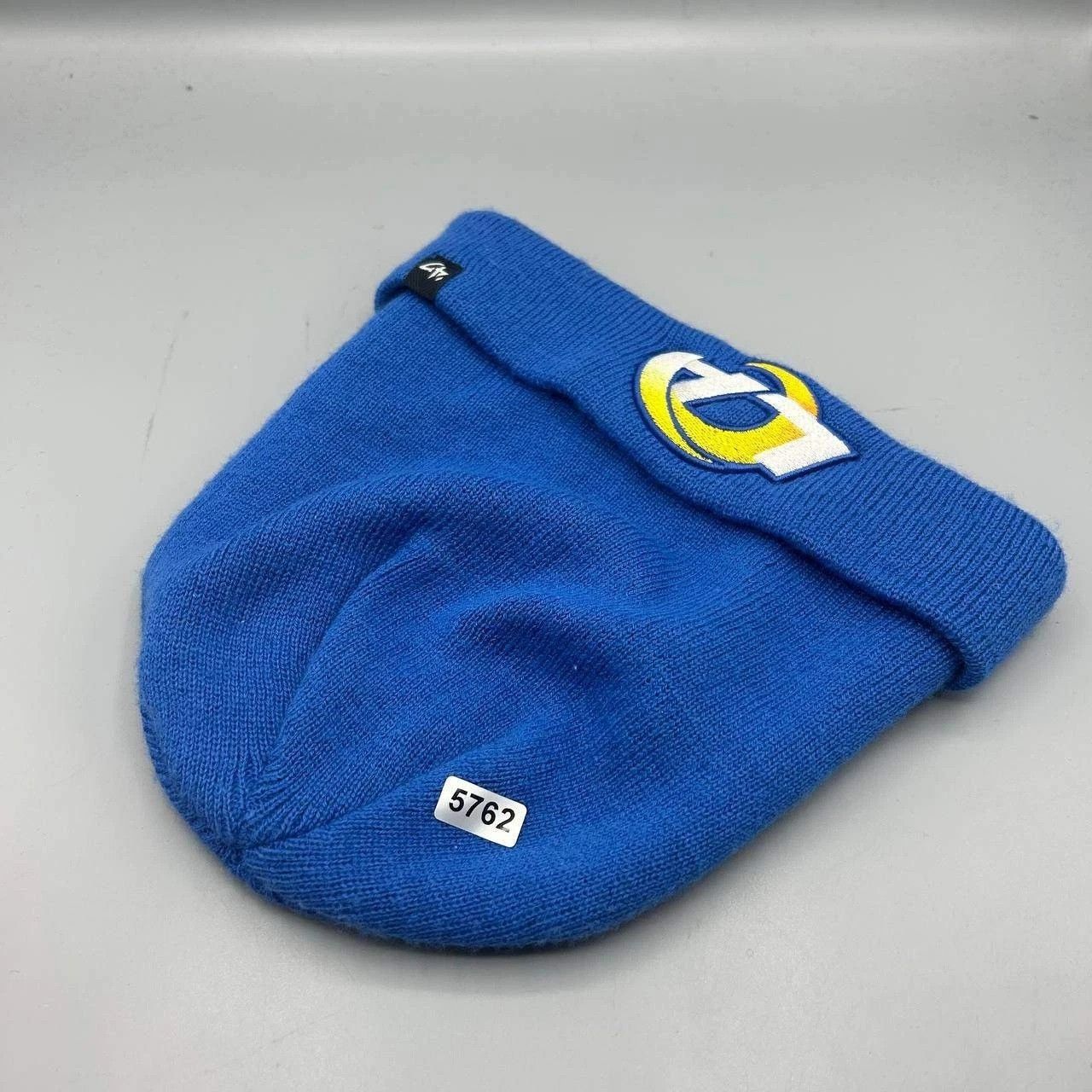 The Game Los Angeles LA Rams NFL Hat Men Blue The Game Cuffed Beanie Size ONE SIZE - 6 Thumbnail