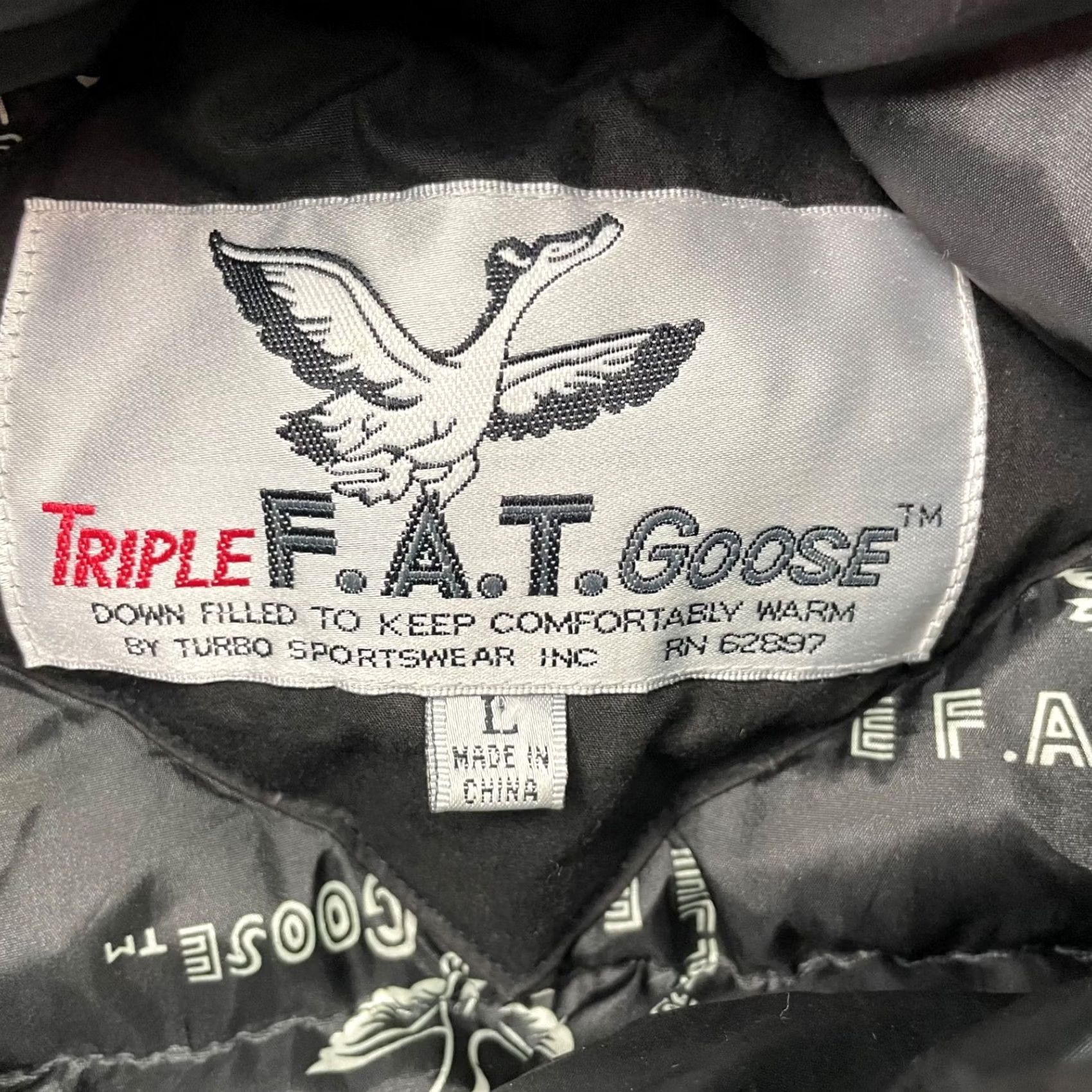 Vintage Triple F.A.T. Goose Long Parka - Mens Jacket - Cotton & Down Insulation - L Size US L / EU 52-54 / 3 - 7 Thumbnail