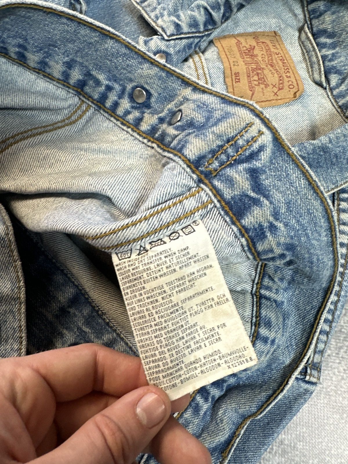 Levi's × Vintage Vintage 90s Levi’s Denim Jacket Streetwear USA Rare M Casual Size US M / EU 48-50 / 2 - 7 Thumbnail