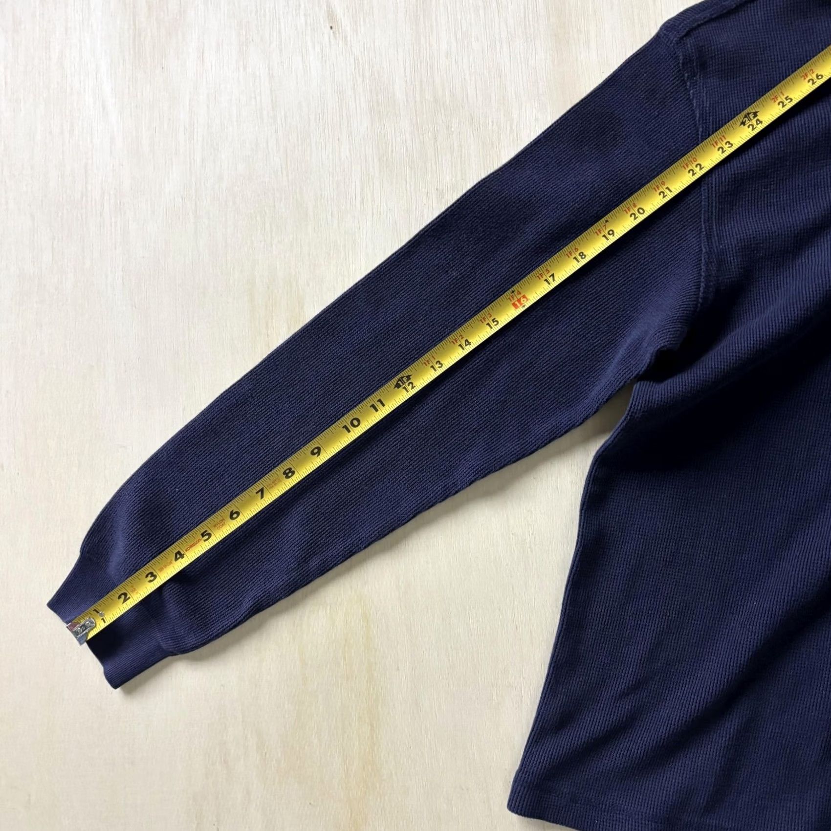 Tommy Hilfiger Tommy Hilfiger Sweater Mens Medium Navy Solid V Neck Thermal Knit Pullover Size US M / EU 48-50 / 2 - 3 Thumbnail