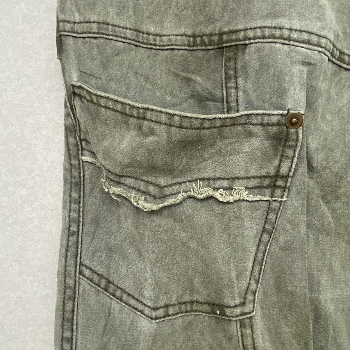 Other Vintage Drugstore Khaki Cargo Pants A Grunge Vibe W32 L37 Size US 32 / EU 48 - 5 Thumbnail