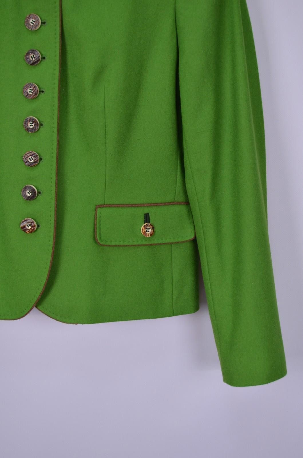 Designer H. Moser Austria Salzburg Blazer Womens US6 38 Green Jacket Size S / US 4 / IT 40 - 4 Thumbnail