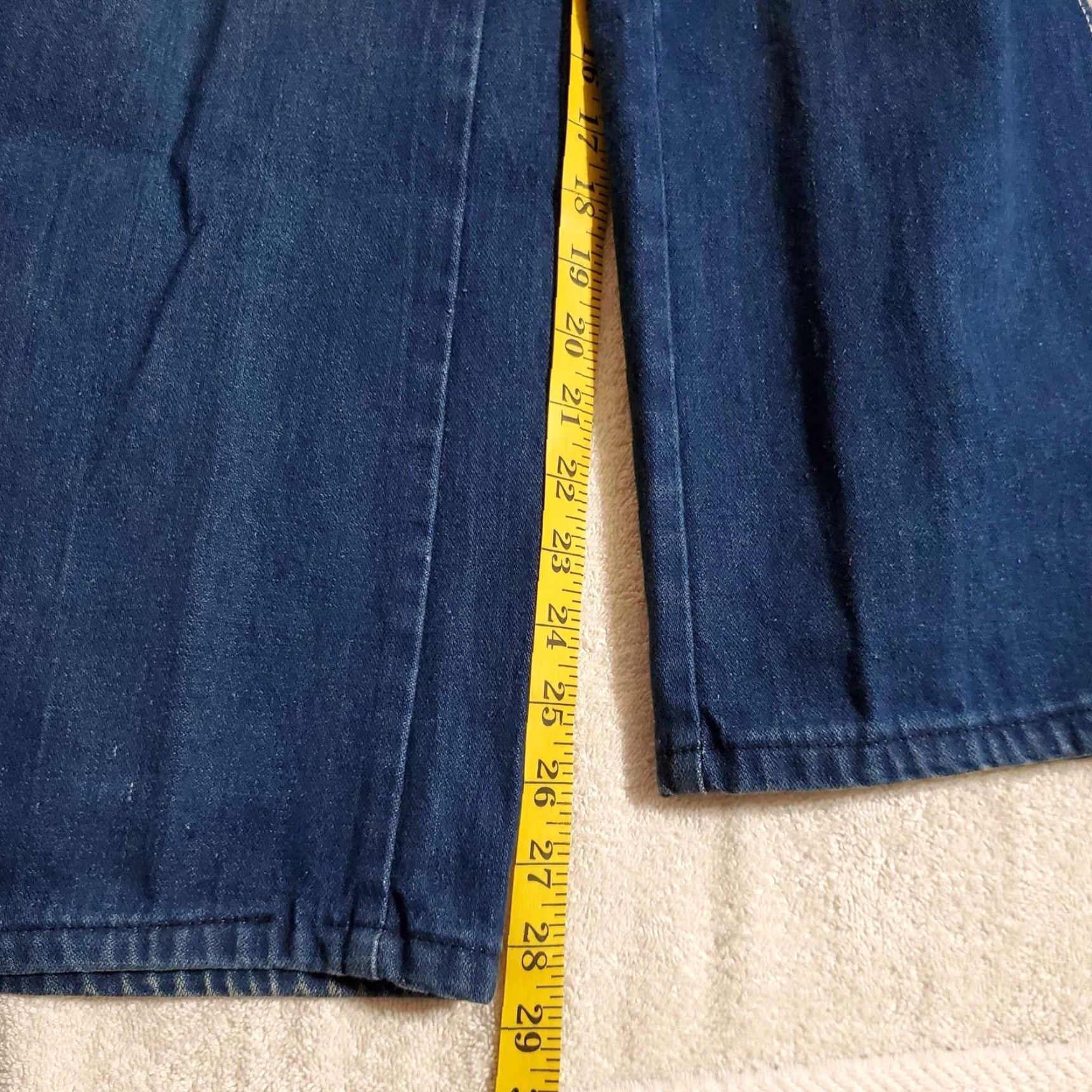 Vintage Sasson Jeans 32 x 29 VTG 90s Streetwear Hip Hop Mens Jeans Blue Cotton Relaxed Tapered Regular Inseam 29 Pockets Grunge Retro Size US 32 / EU 48 - 7 Thumbnail