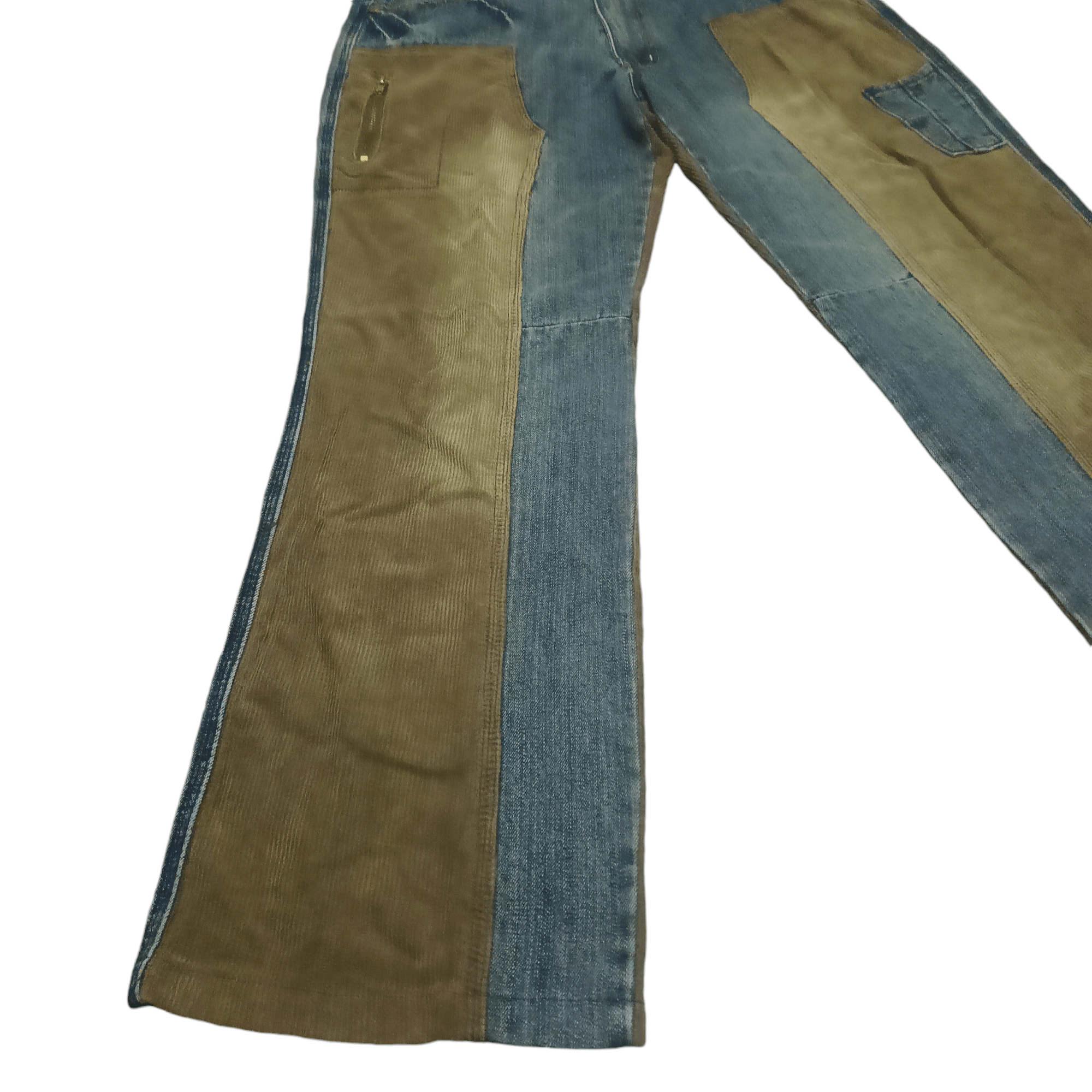 Japanese Brand 💥Insane💥 Big Spade Jeans Hybrid Flare Jeans Size US 31 - 5 Thumbnail