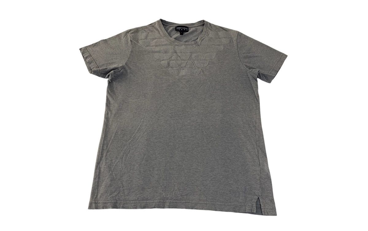 Emporio Armani Emporio Armani Jeans GA Crewneck Big Logo Printed Tee Size US M / EU 48-50 / 2 - 1 Thumbnail
