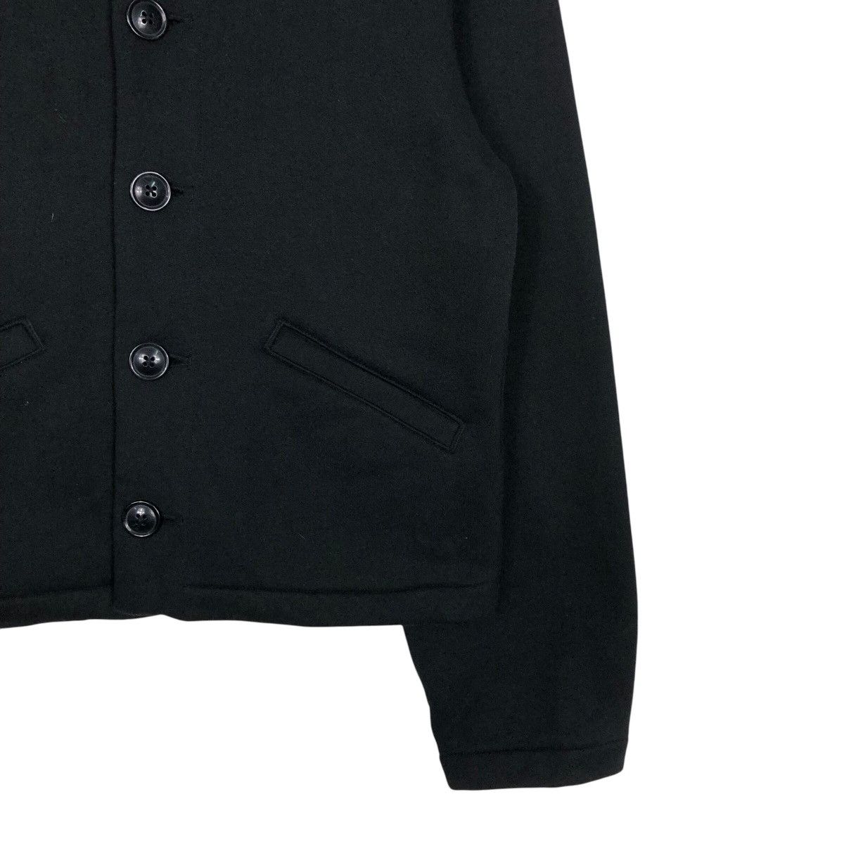 Japanese Brand 📌Rich Black Vintage Cardigan Jacket Uniqlo Undercover Size US M / EU 48-50 / 2 - 6 Thumbnail