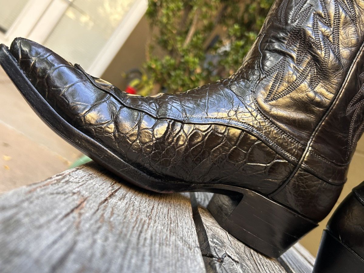 Justin Boots Justin Pre-Ban Genuine Sea Turtle Cowboy Boots Size 9.5 D Size US 9.5 / EU 42-43 - 3 Thumbnail