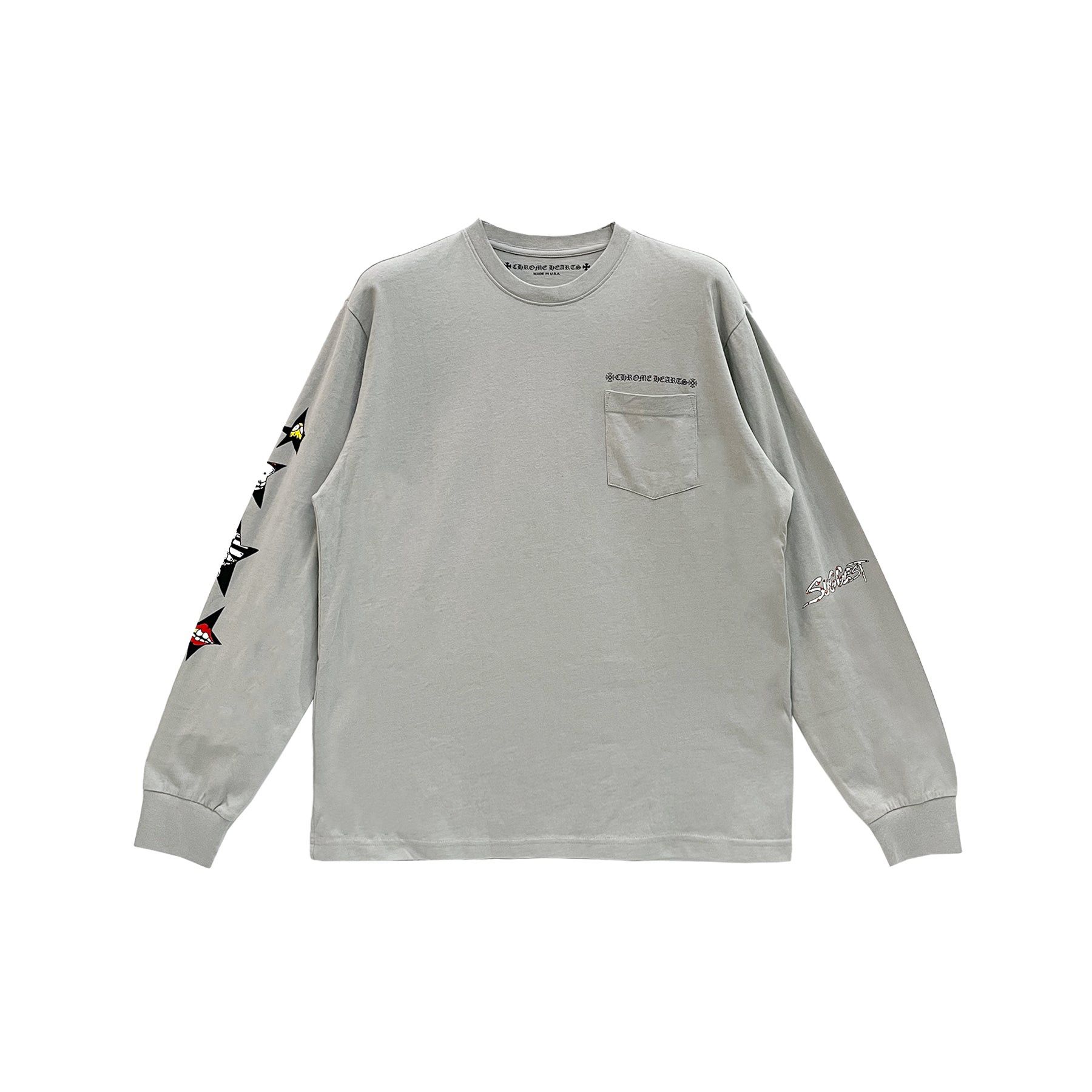 Chrome Hearts Chrome Hearts Matty Boy Suggest Grey Long Sleeve Tee Size US XL / EU 56 / 4 - 2 Thumbnail