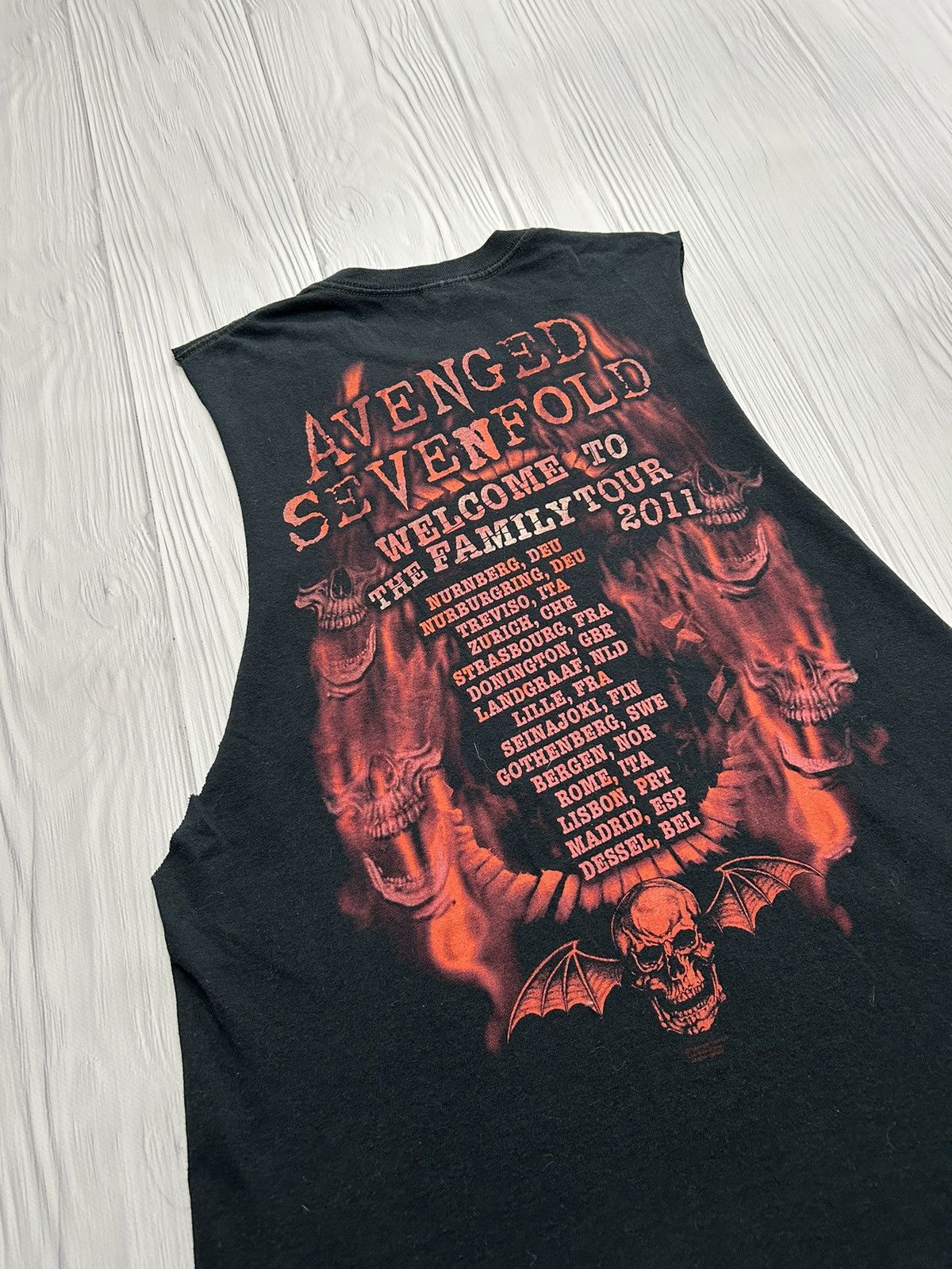 Band Tees Vintage Y2K Avenged Sevenfold Metal Band Thrash Tour Tee Size US M / EU 48-50 / 2 - 10 Thumbnail