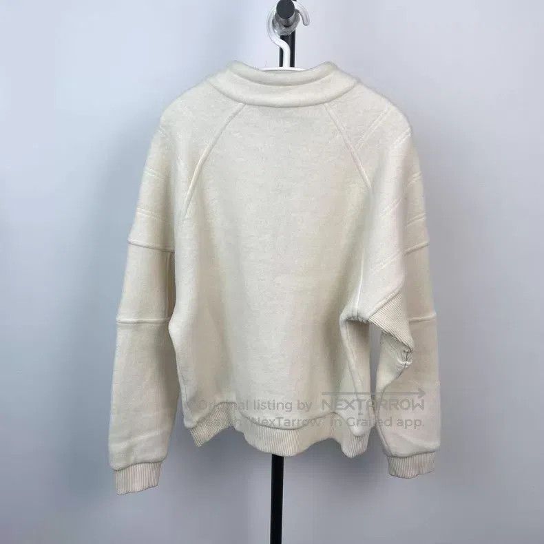 Louis Vuitton Louis Vuitton Cream-Embossed LV Hooded Zip Cashmere Jacket Size US S / EU 44-46 / 1 - 2 Thumbnail