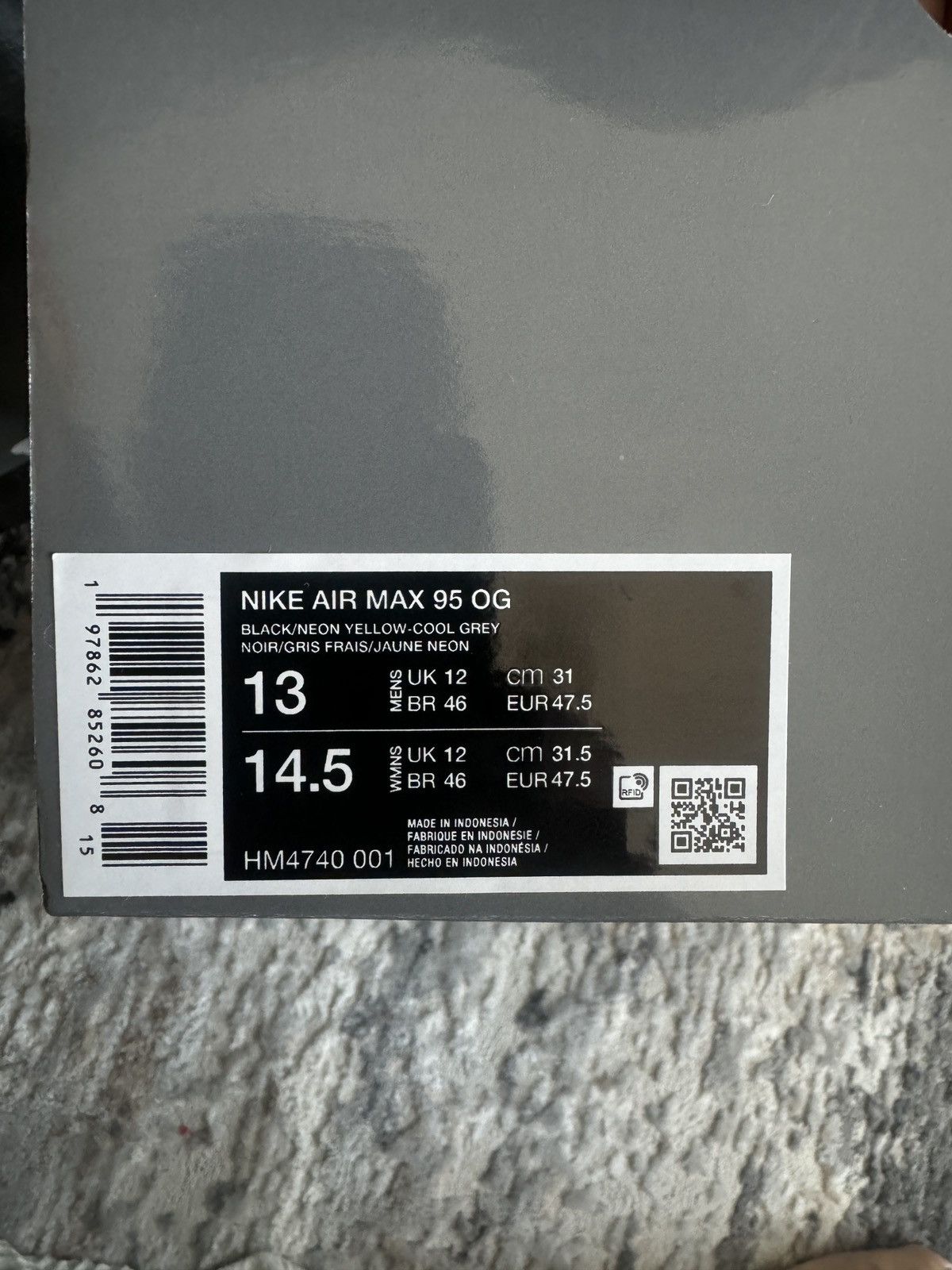 Nike Air Max 95 Néon Big Bubble 2025 Size US 13 / EU 46 - 6 Thumbnail